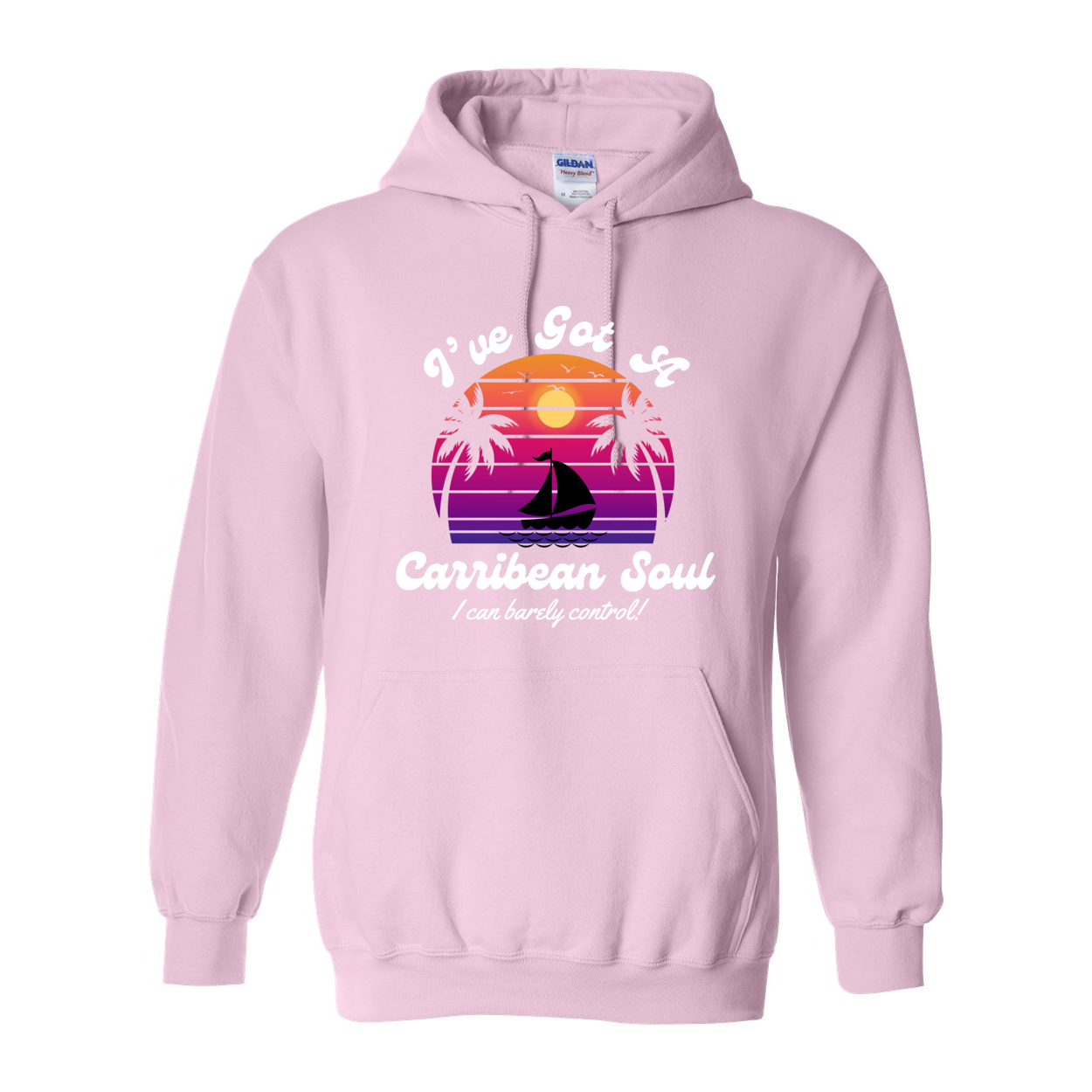 Adult Unisex Carribean Soul Graphic Hoodie