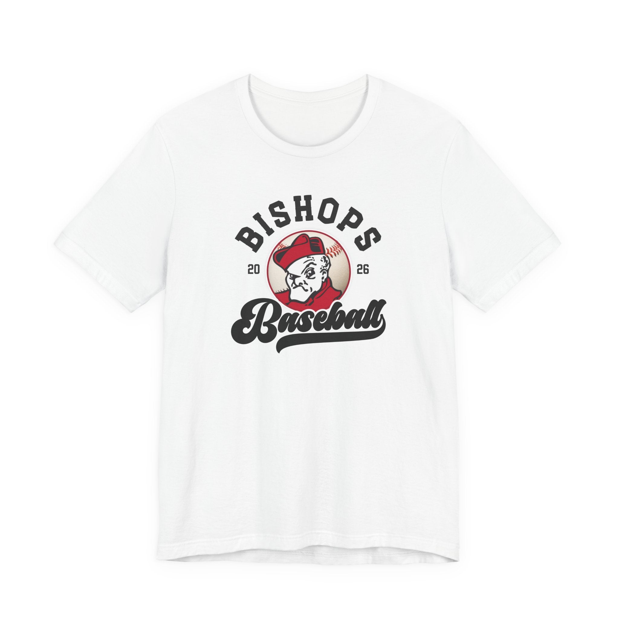 Adult Unisex Battling Bishops 2026 Script Baseball Graphic Short Sleeve Soft Tee