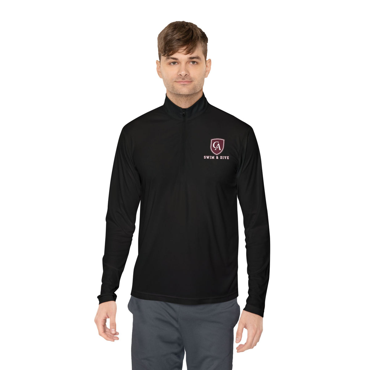 Adult Unisex Columbus Academy Swim & Dive Logo Sport-Tek Quarter Zip Pullover