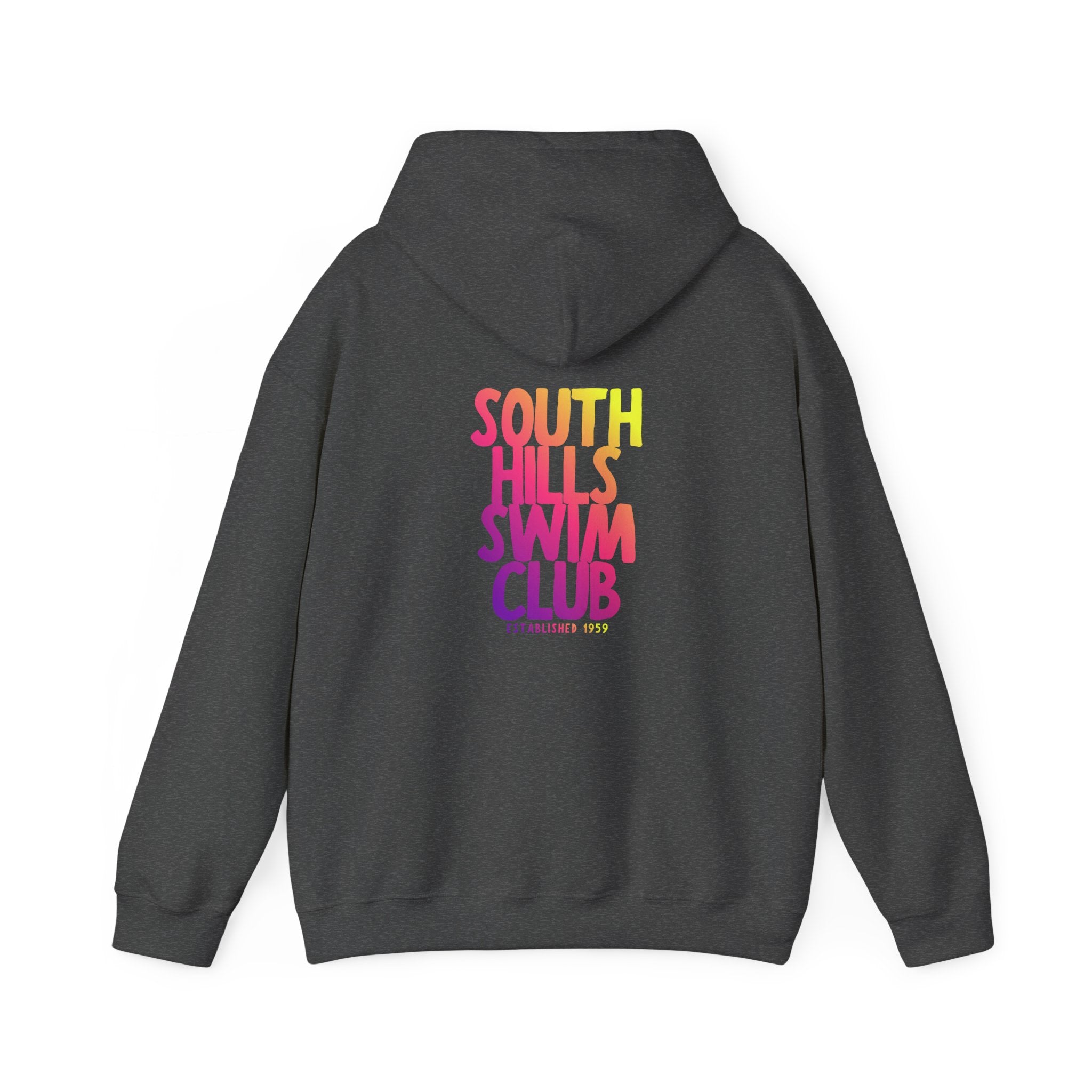 Adult Unisex South Hills Swim Club SHSC Ombre Graphic Hoodie