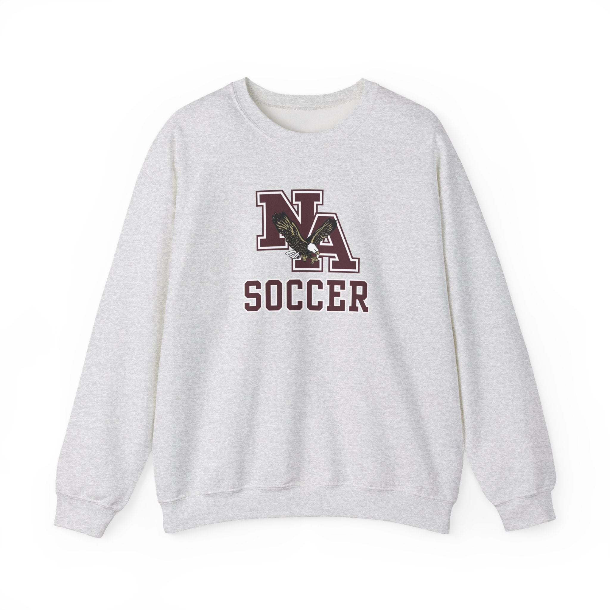 Adult Unisex New Albany Classic Maroon Soccer Logo Graphic Sweatshirt