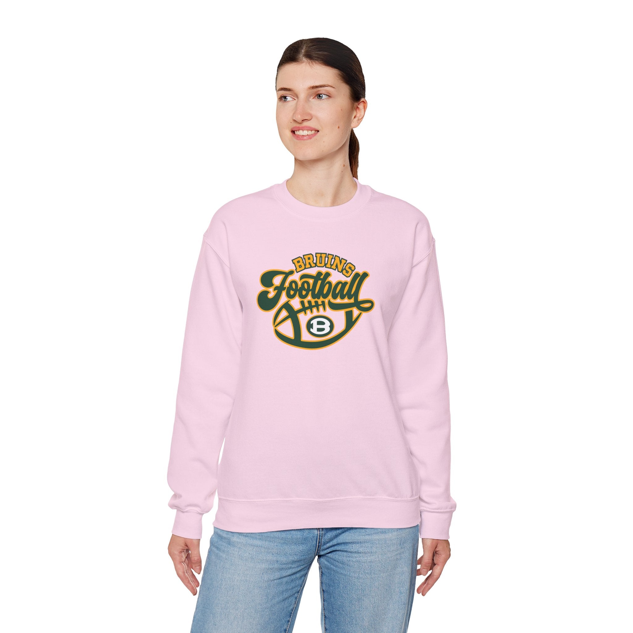 Adult Unisex Bruin Script Football Graphic Sweatshirt