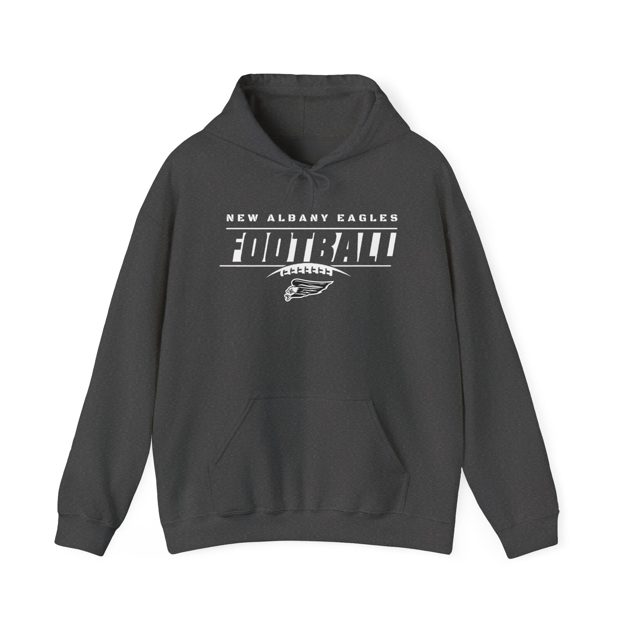 Adult Unisex New Albany Eagles Goal Line Graphic Hoodie