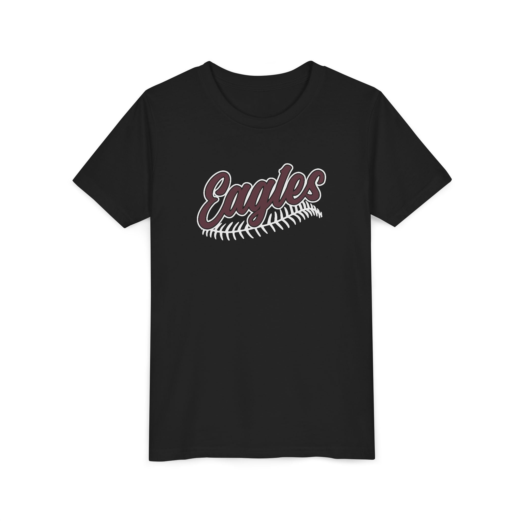 Youth New Albany Script Stitch Eagles Graphic Short Sleeve Soft Tee