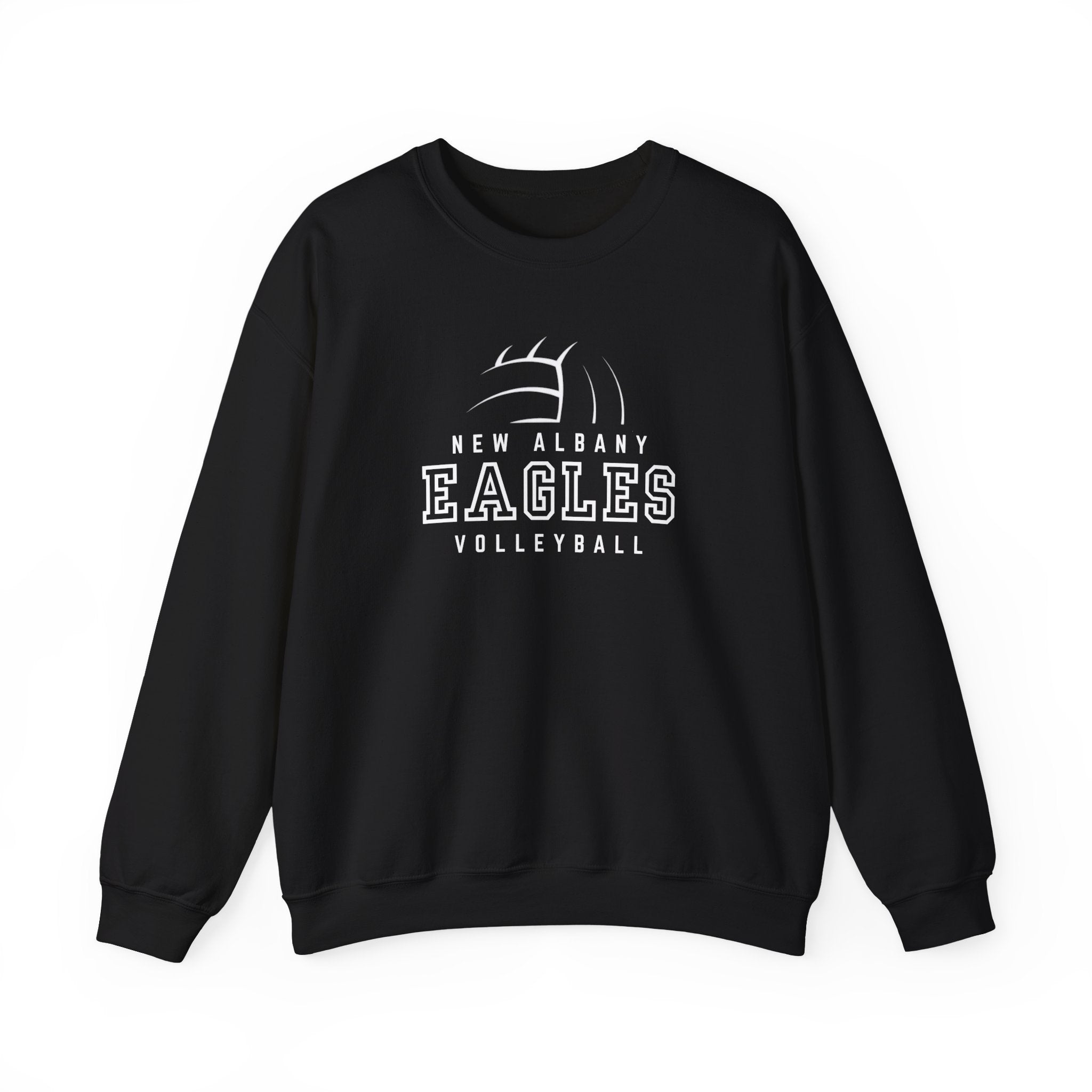 Adult Unisex New Albany Eagles Victory Volleyball Graphic Sweatshirt