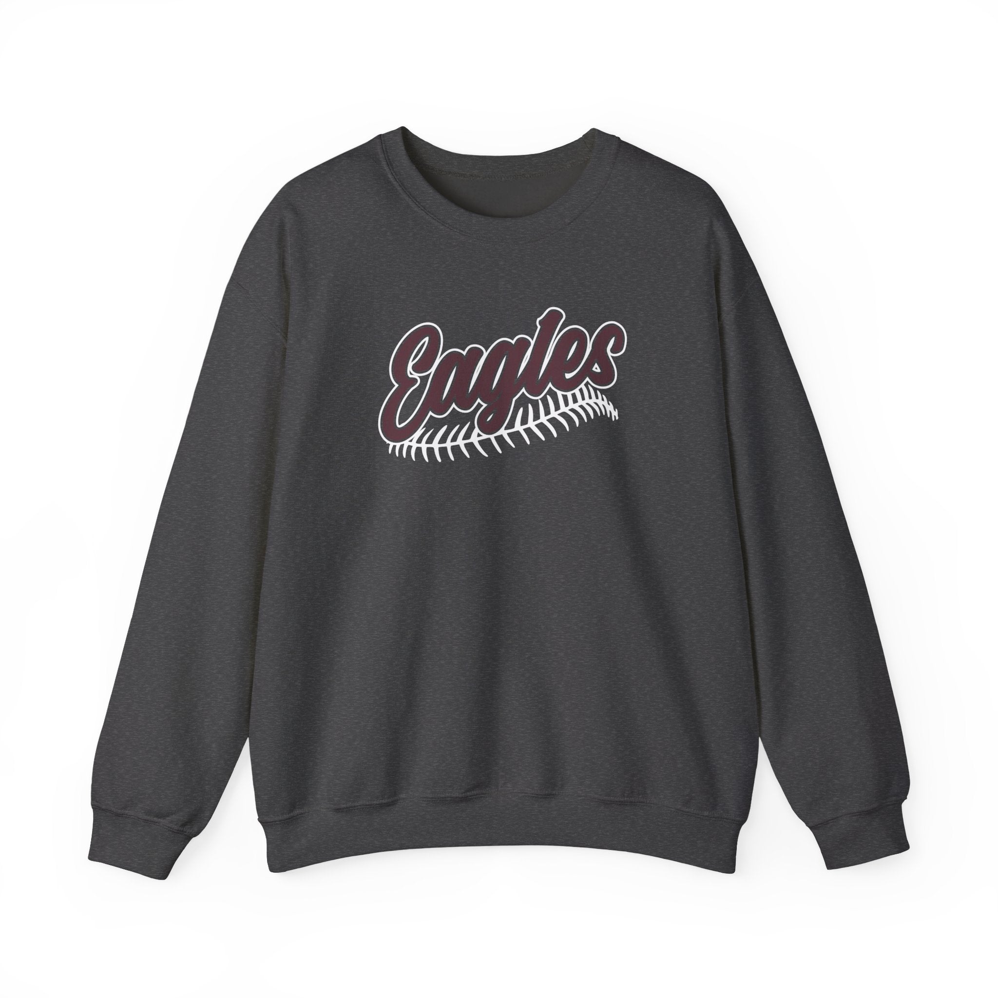 Adult Unisex New Albany Script Stitch Eagles Graphic Sweatshirt