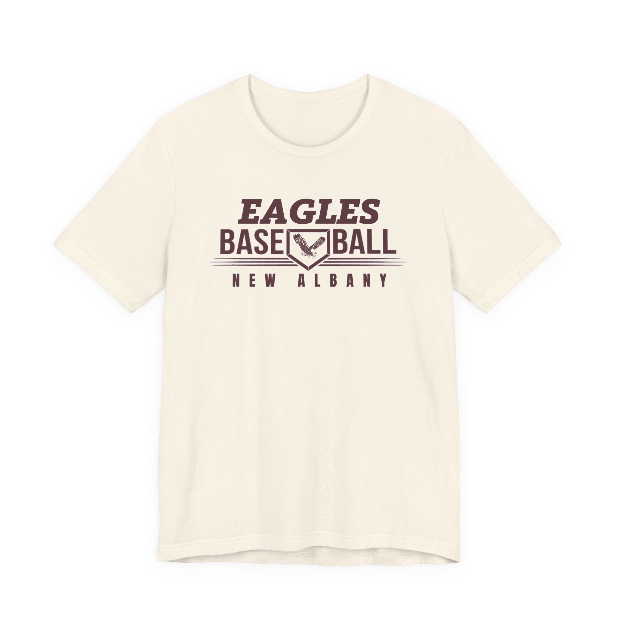Adult Unisex New Albany Eagles Home Plate Pride Graphic Short Sleeve Soft Tee