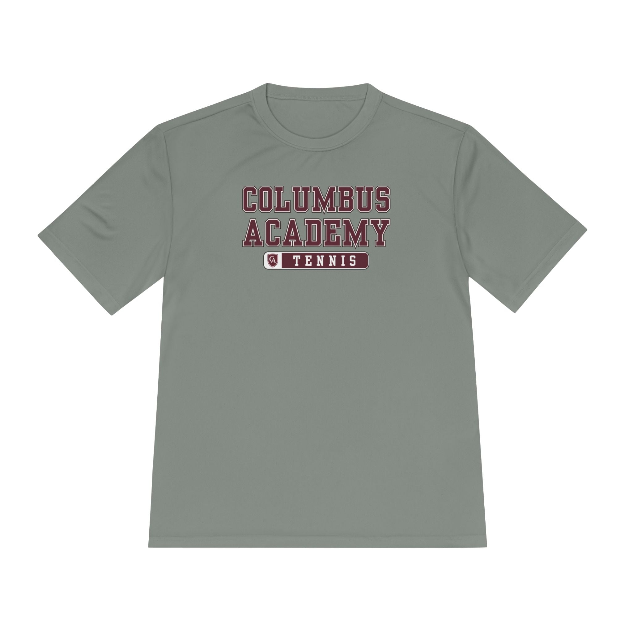 Adult Unisex Columbus Academy Tennis Graphic Sport-Tek Competitor Performance Tee