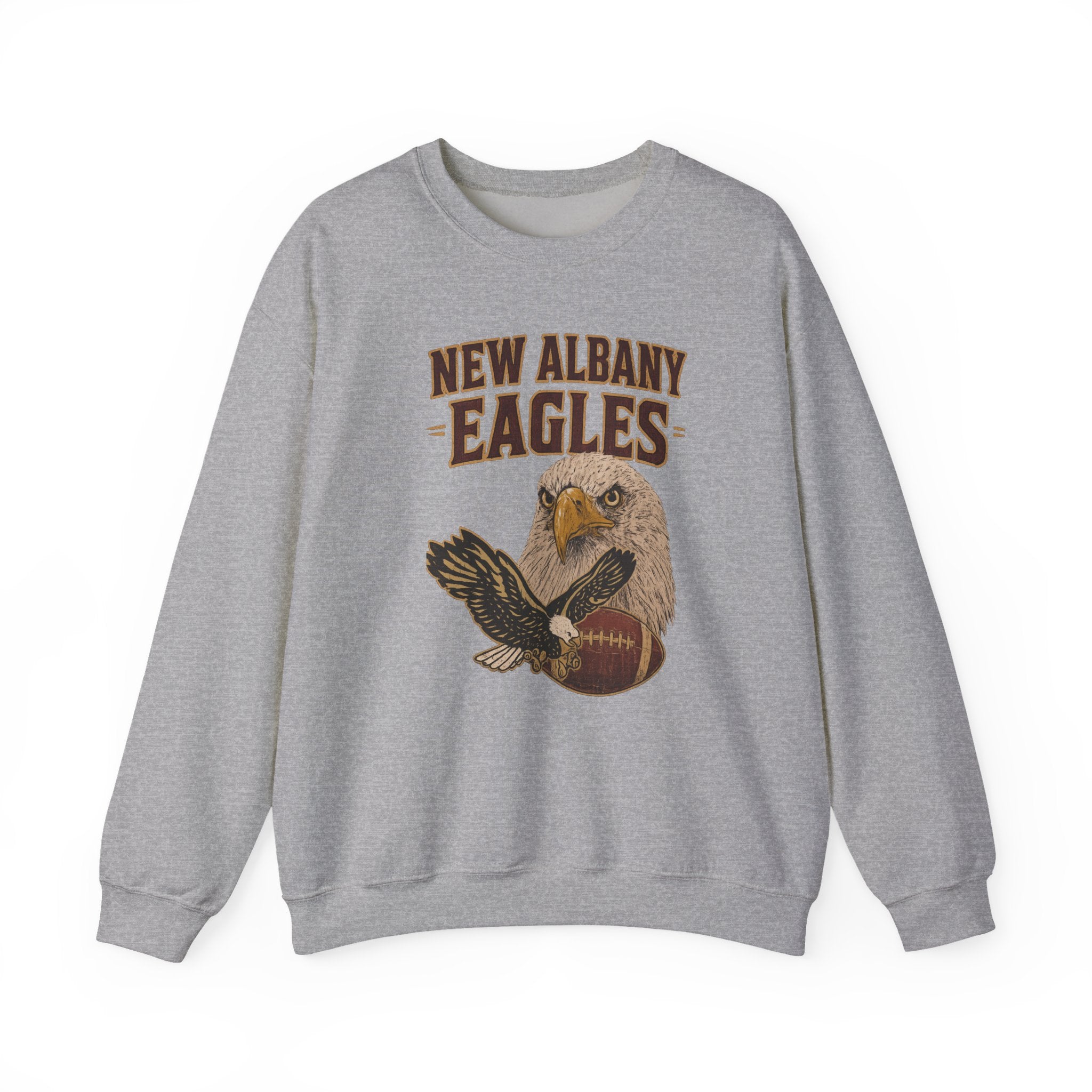 Adult Unisex New Albany Gridiron Eagle Graphic Sweatshirt
