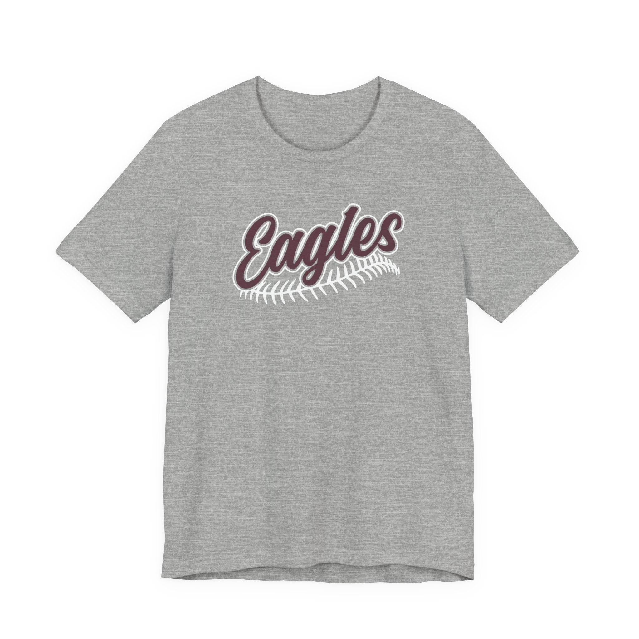 Adult Unisex New Albany Script Stitch Eagles Graphic Short Sleeve Soft Tee