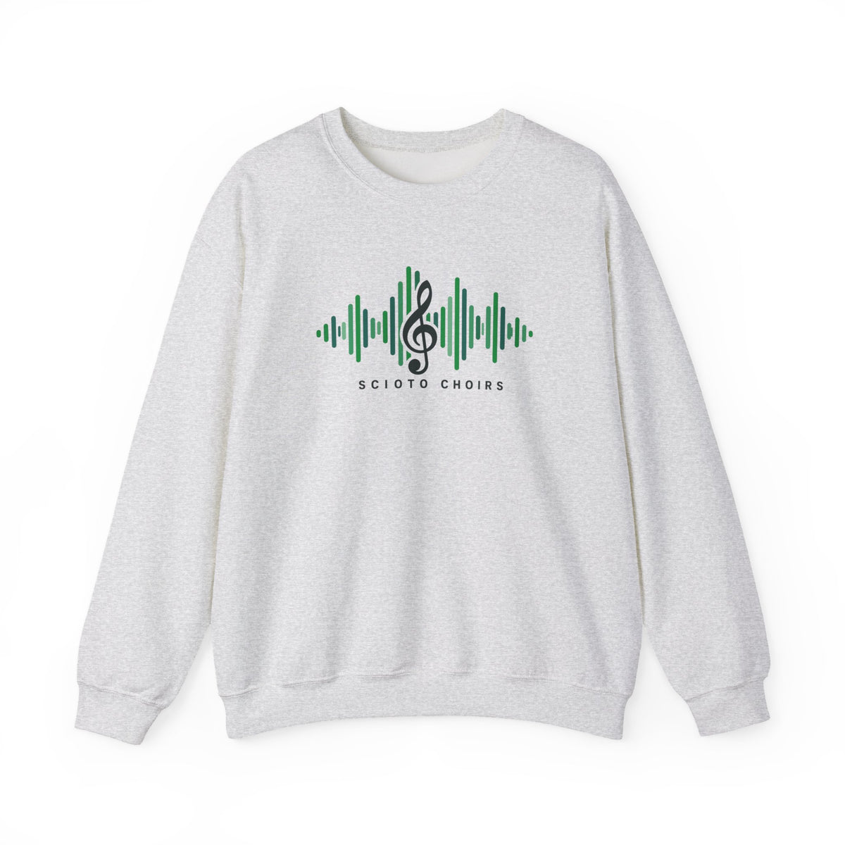 Adult Unisex Dublin Scioto Choirs Sound Wave Graphic Sweatshirt