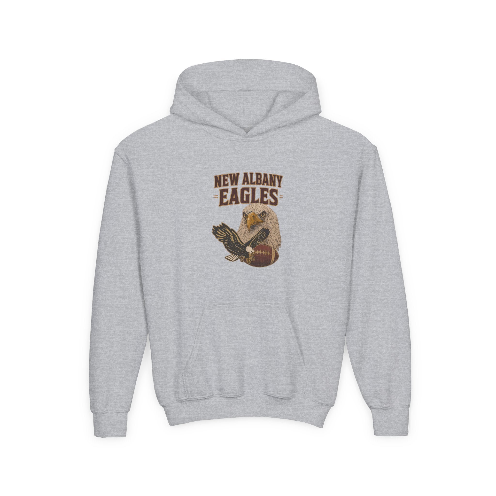Youth New Albany Gridiron Eagle Graphic Hoodie