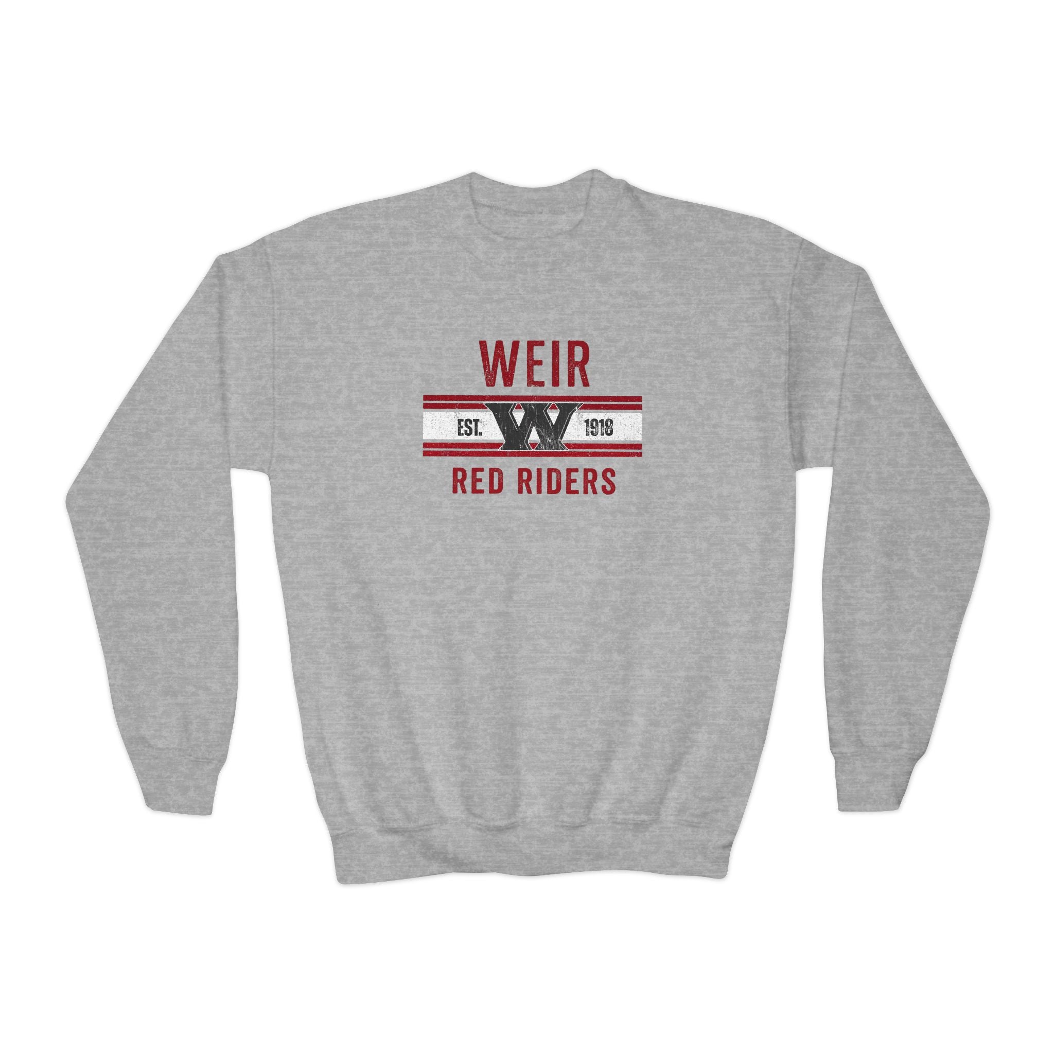 Youth Weirton Distressed Heritage Graphic Gildan Heavy Blend Sweatshirt