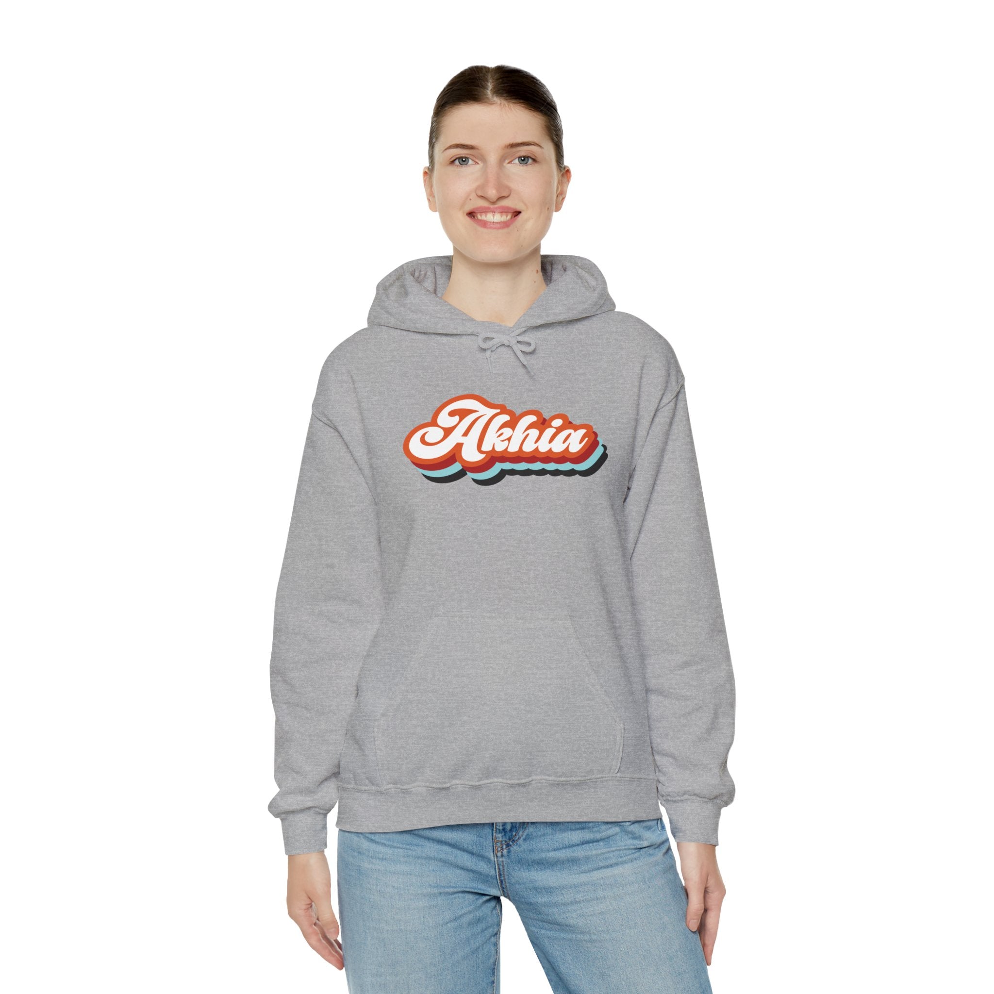 Adult Unisex Retro Graphic Hoodie - Akhia