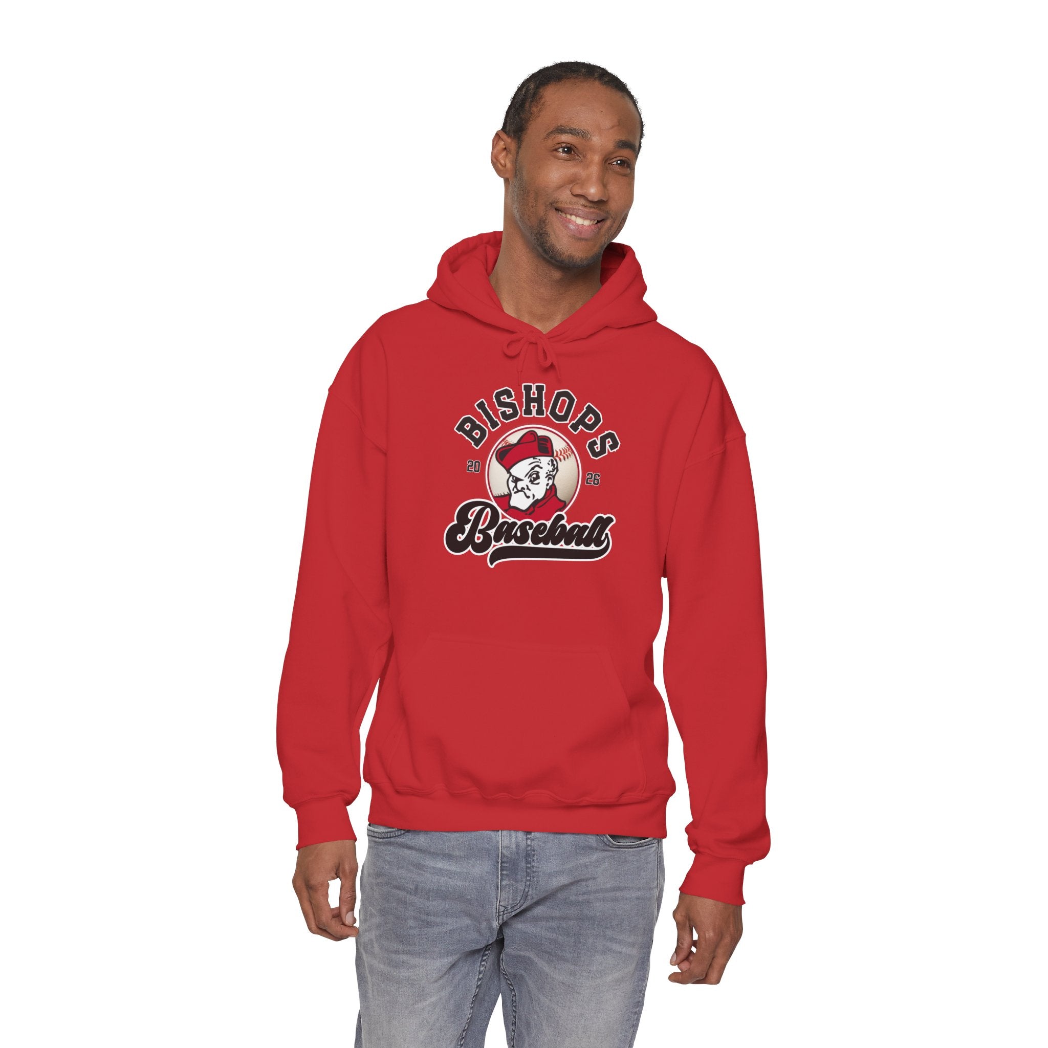 Adult Unisex Battling Bishops 2026 Script Baseball Graphic Hoodie