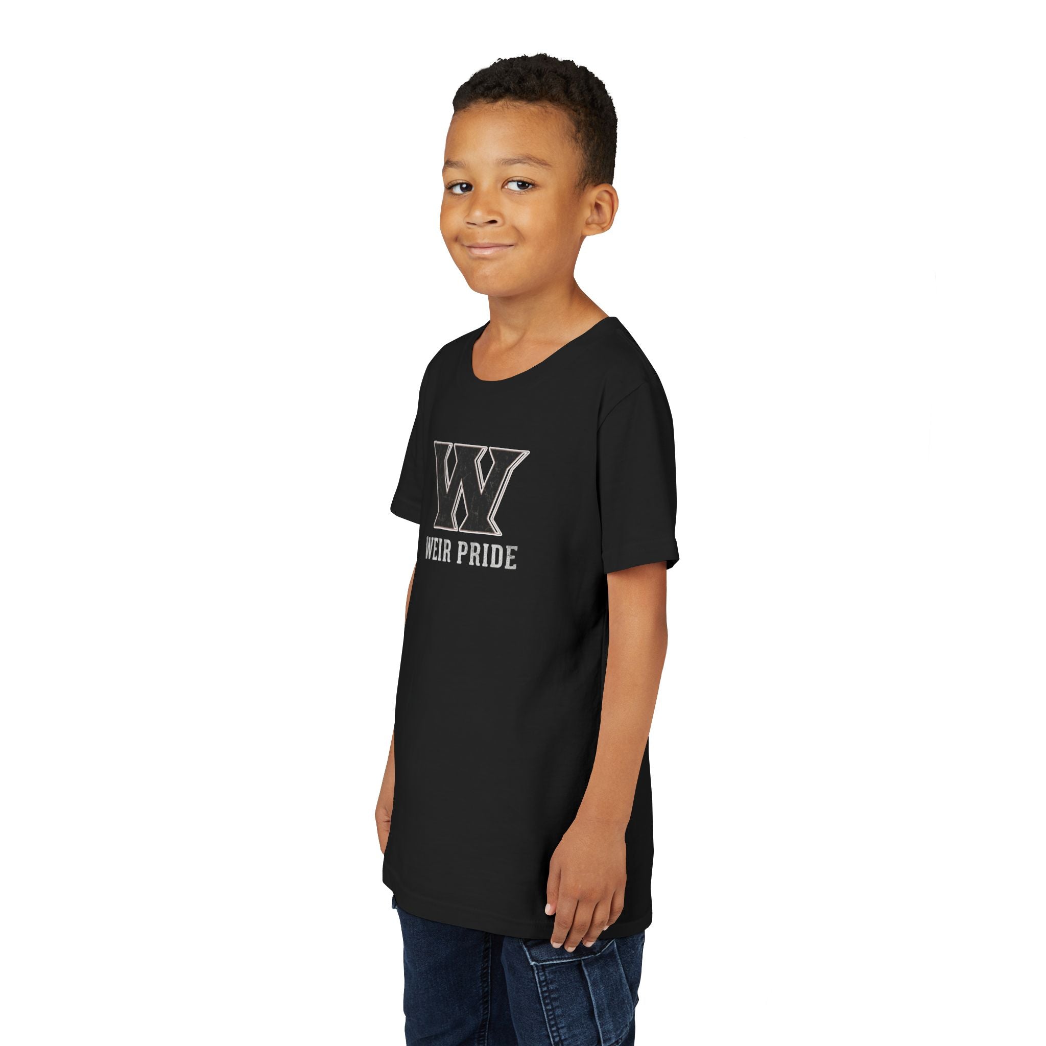 Youth Weir Pride Vintage Distressed GraphicShort Sleeve Bella + Canvas Soft Tee