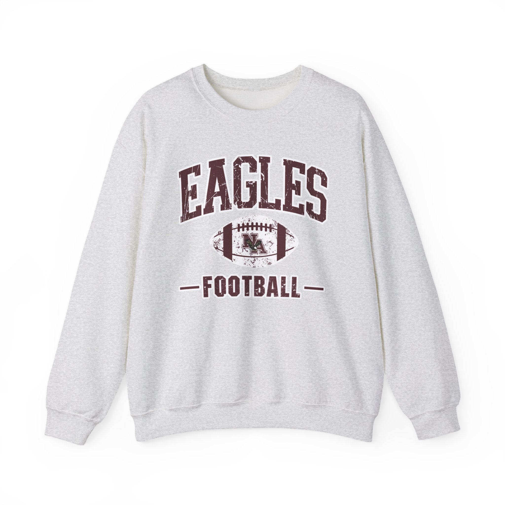 Adult Unisex Eagles Football Vintage Distressed Graphic Sweatshirt