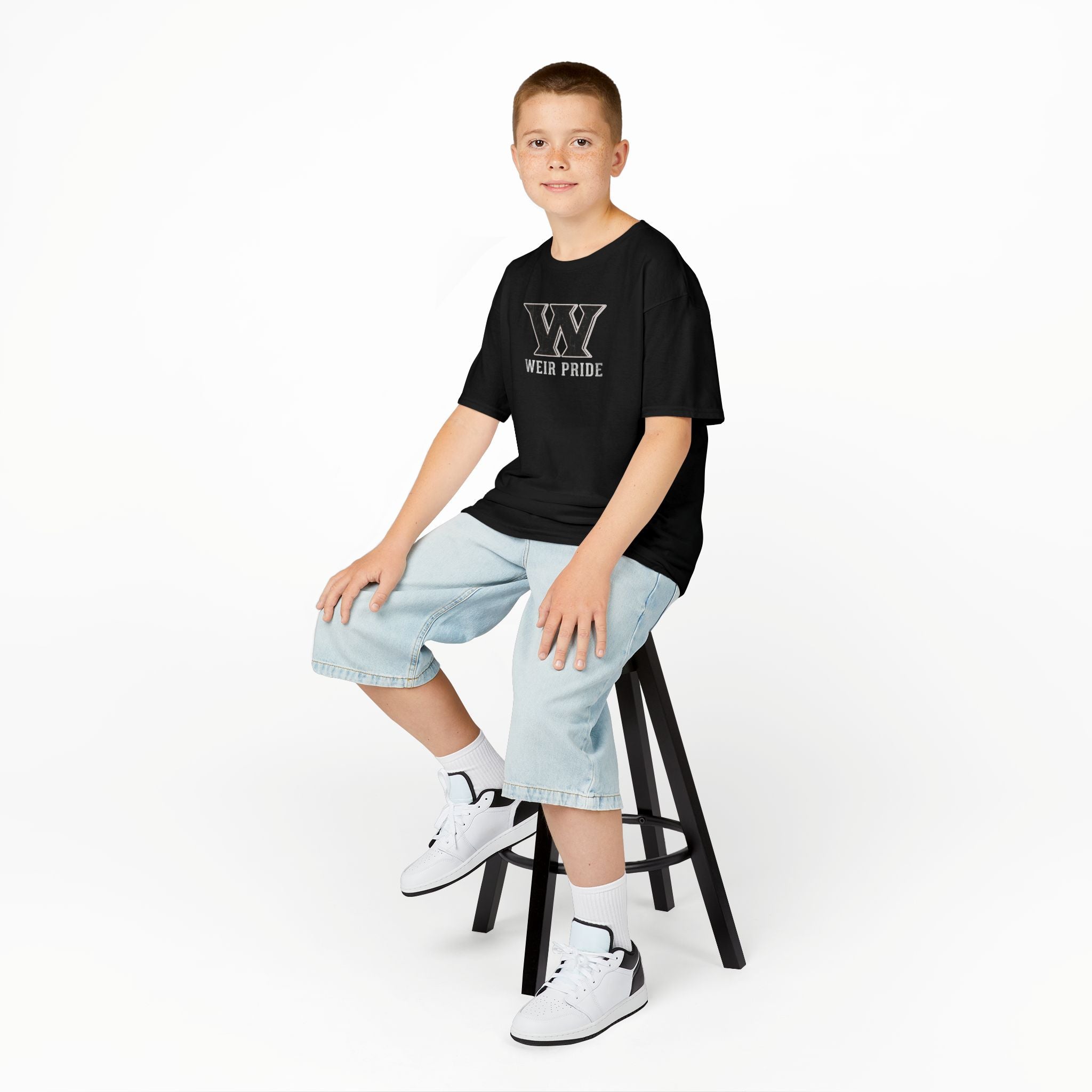 Youth Weir Pride Vintage Distressed Graphic Short Sleeve Gildan Heavy Tee