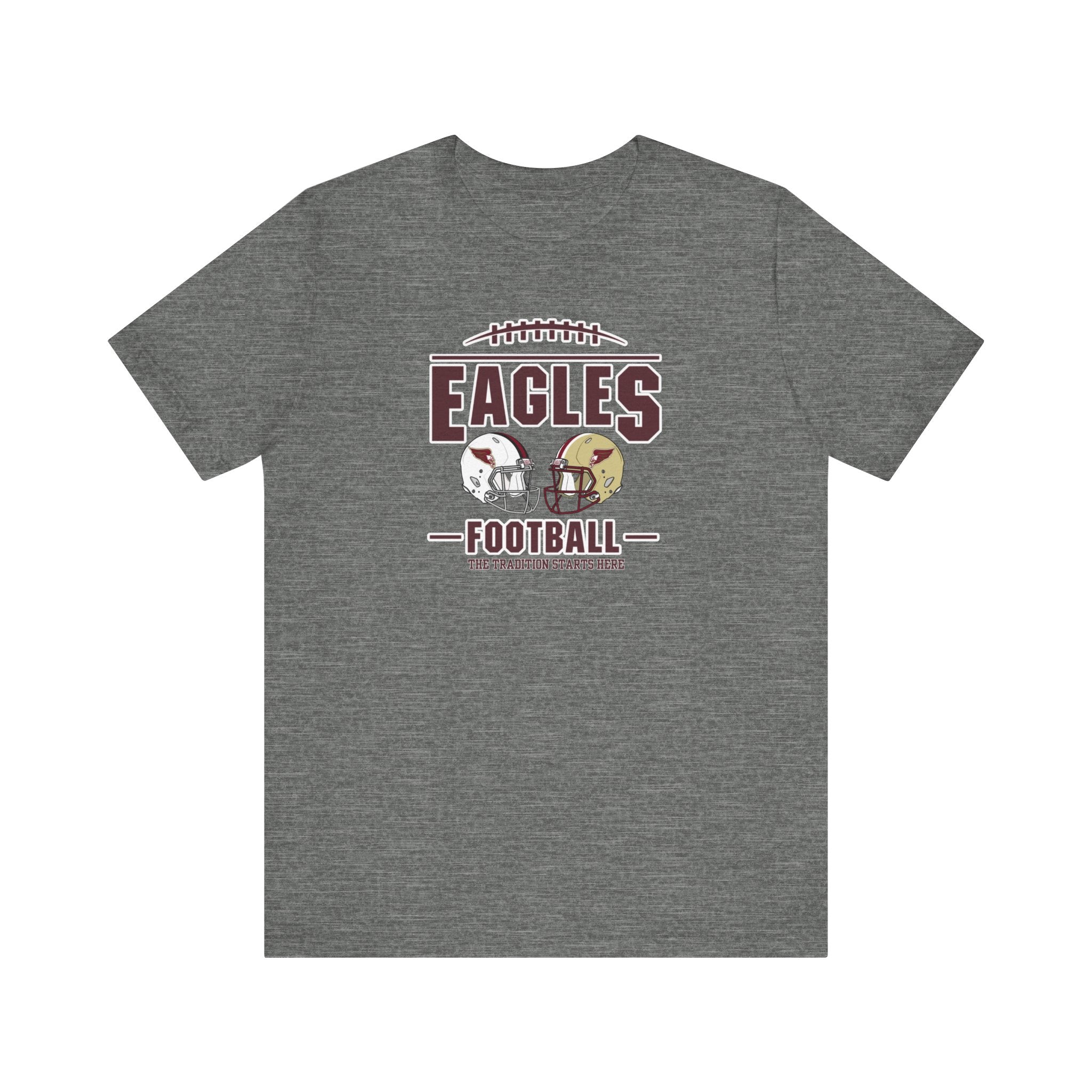 Adult Unisex Eagles Tradition Football Graphic Short Sleeve Soft Tee