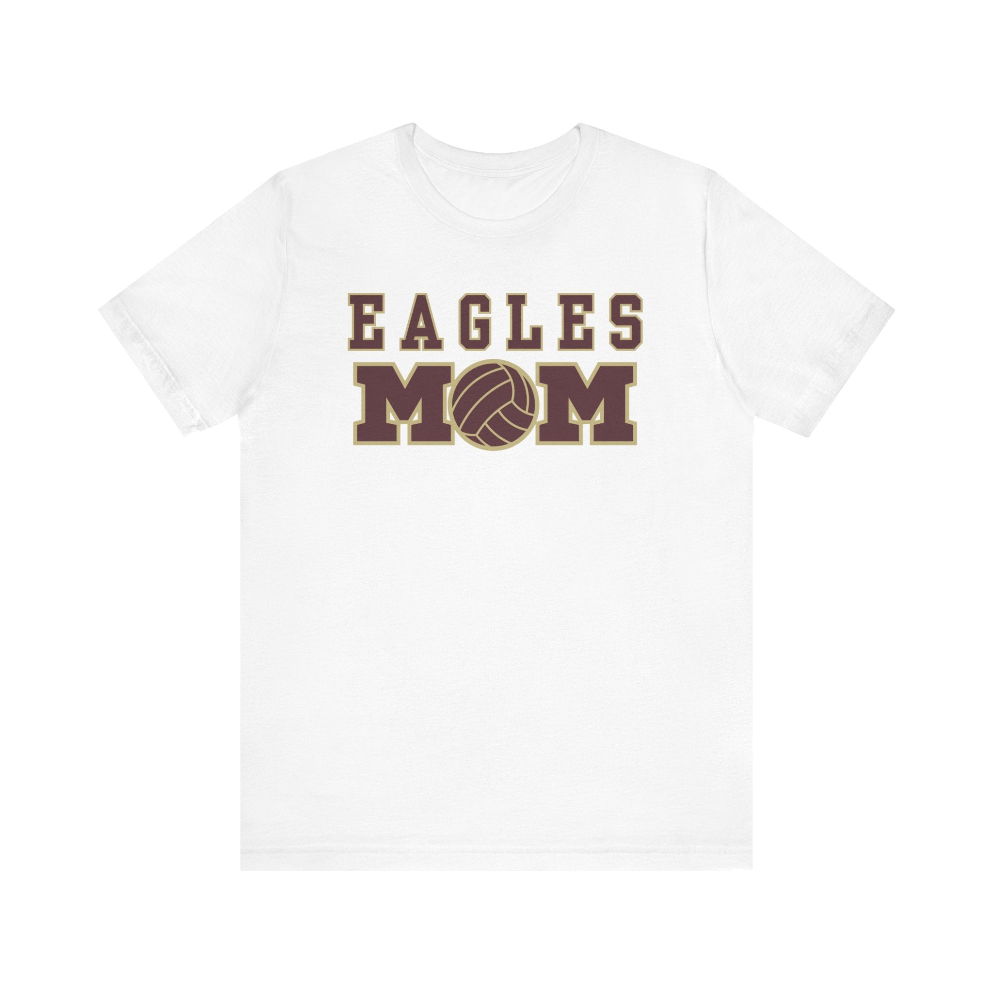 Adult Unisex Eagles Water Polo Mom Graphic Short Sleeve Soft Tee
