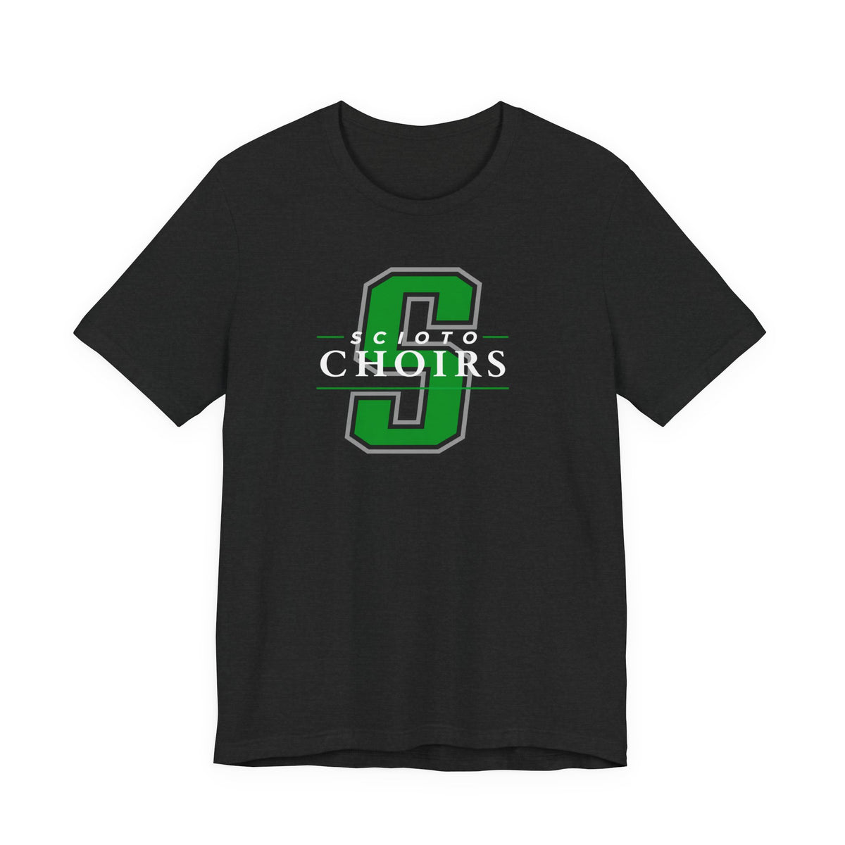 Adult Unisex Dublin Scioto Choirs Classic Logo Graphic Short Sleeve Soft Tee
