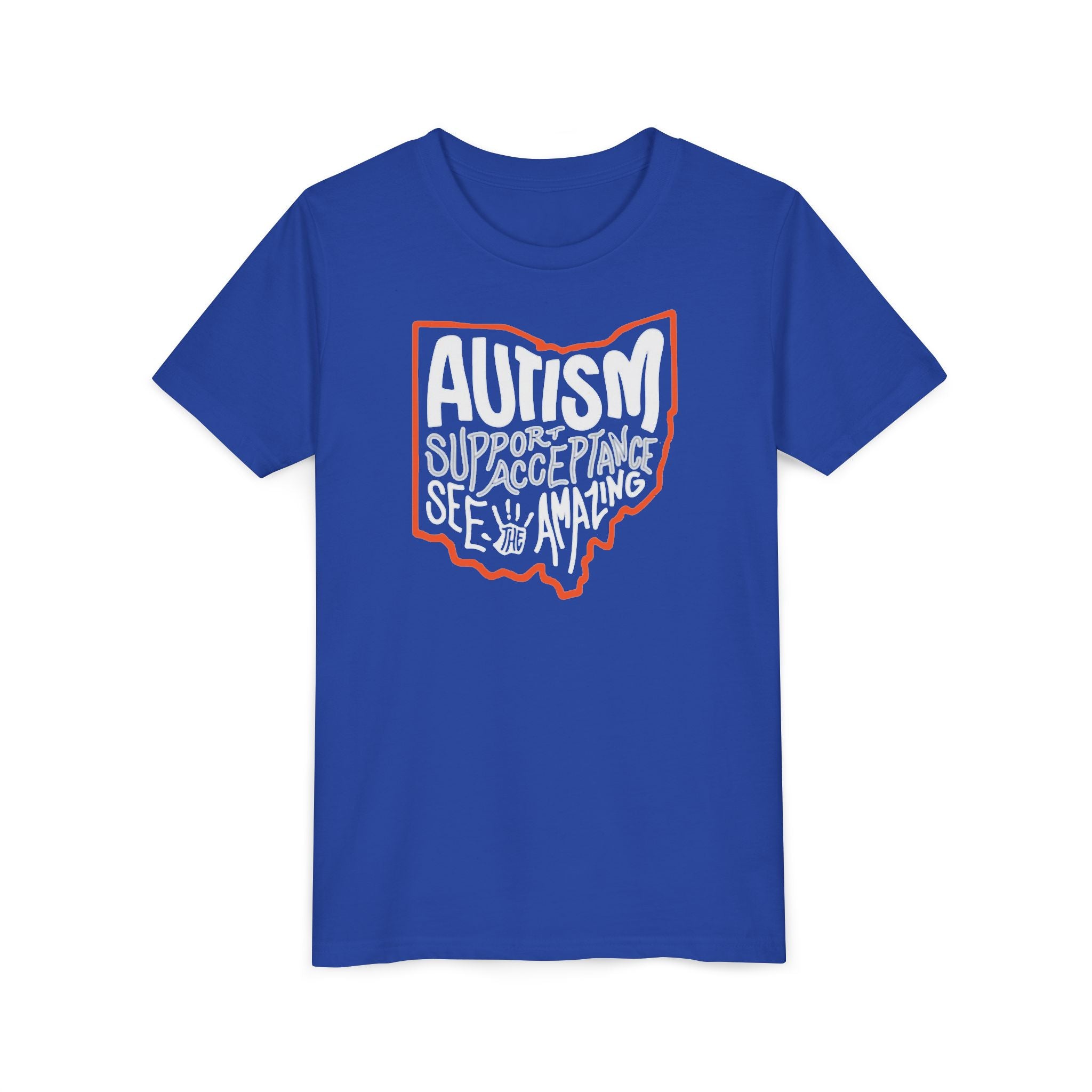 Youth Autism See The Amazing Graphic Short Sleeve Soft Tee - Bridgeway Academy