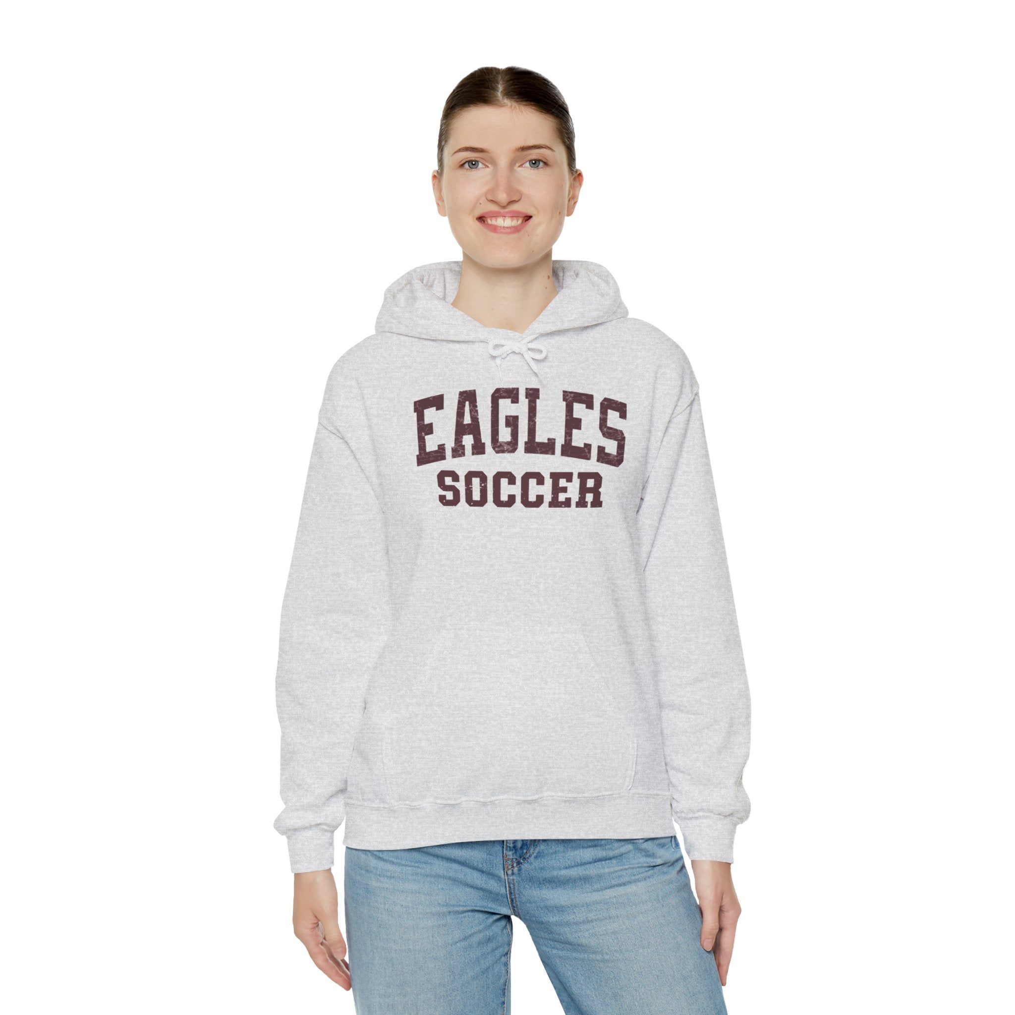 Adult Unisex New Albany Eagles Soccer Vintage Distressed Graphic Hoodie