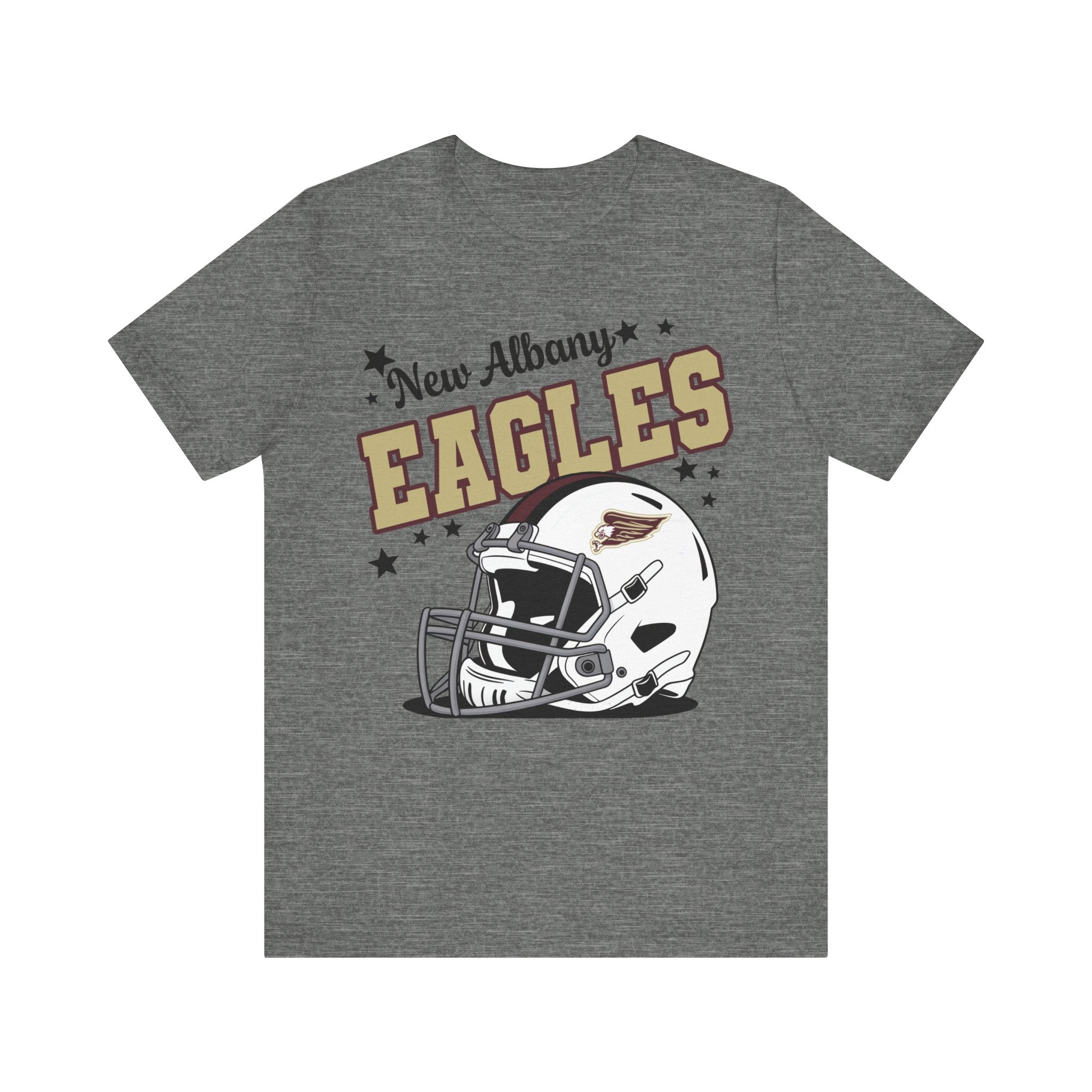 Adult Unisex New Albany Eagles Football Pride Graphic Short Sleeve Soft Tee