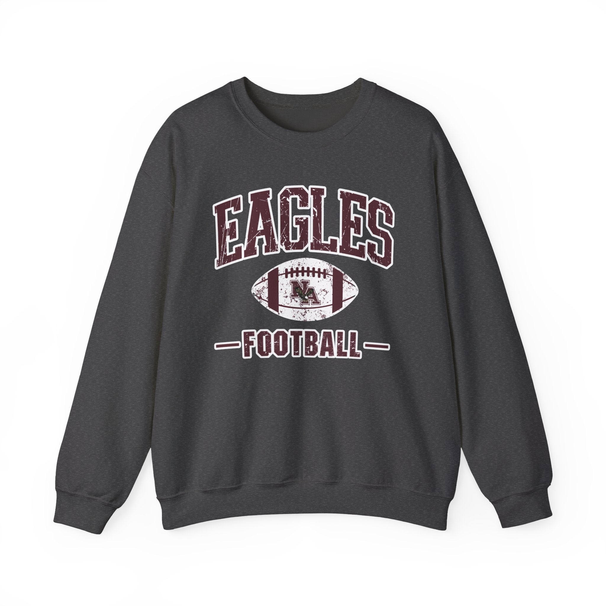 Adult Unisex Eagles Football Vintage Distressed Graphic Sweatshirt