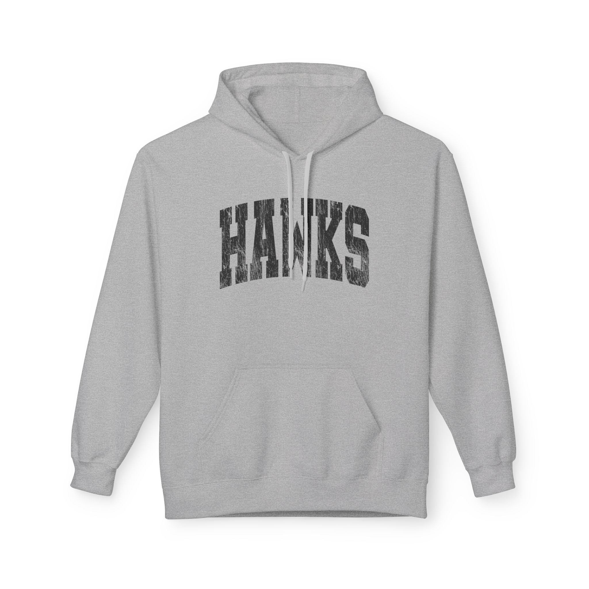 Adult Unisex Westerville Central Distressed Oversized Hawks Graphic Soft Style Hoodie