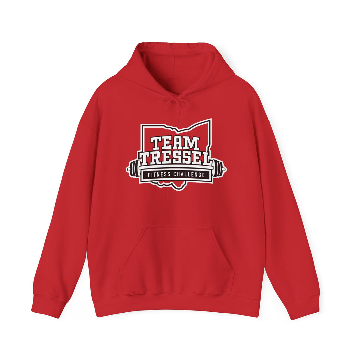 Adult Unisex Team Tressel Fitness Challenge Graphic Hoodie