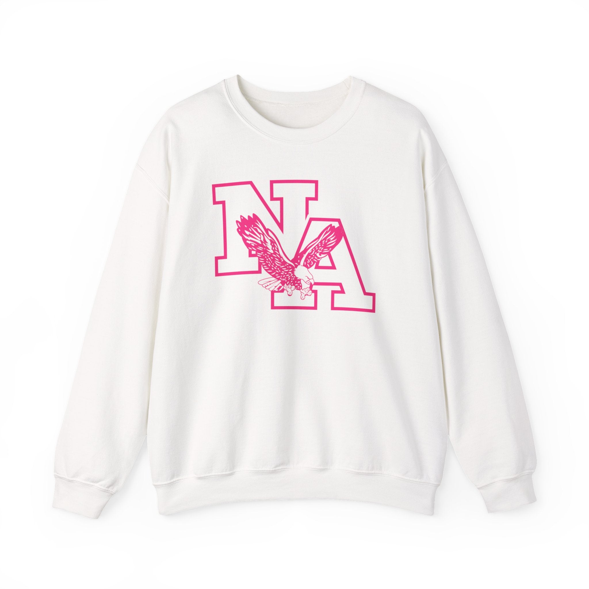Adult Unisex Neon Pink Power Graphic Sweatshirt - PINK OCTOBER
