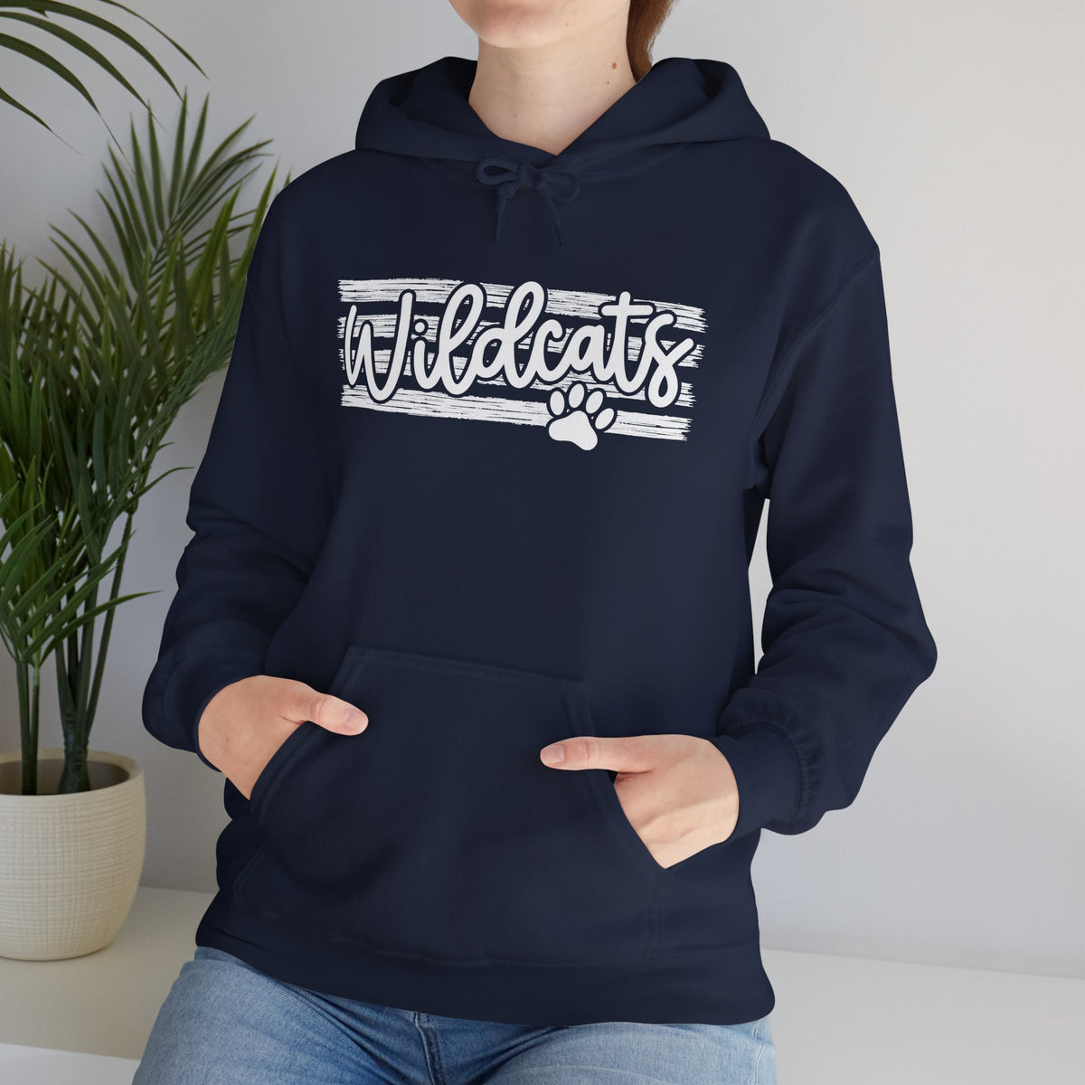 Adult Unisex Overbrook Elementary Wildcats Spirit Graphic Hoodie