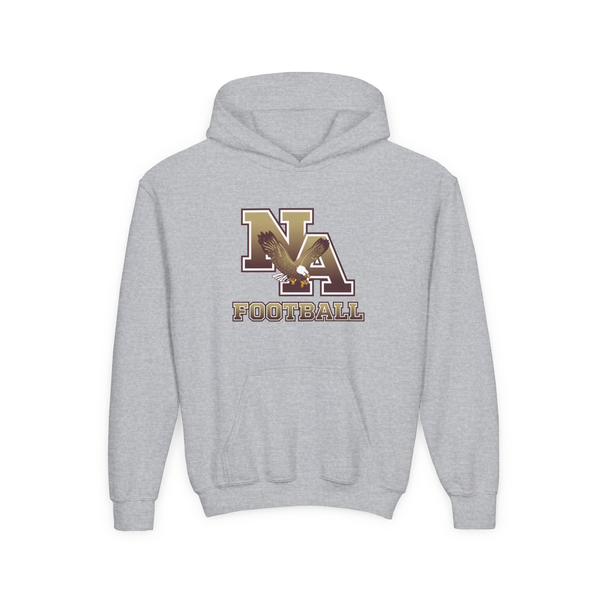 Youth New Albany Ombre Eagle Logo Graphic Hoodie
