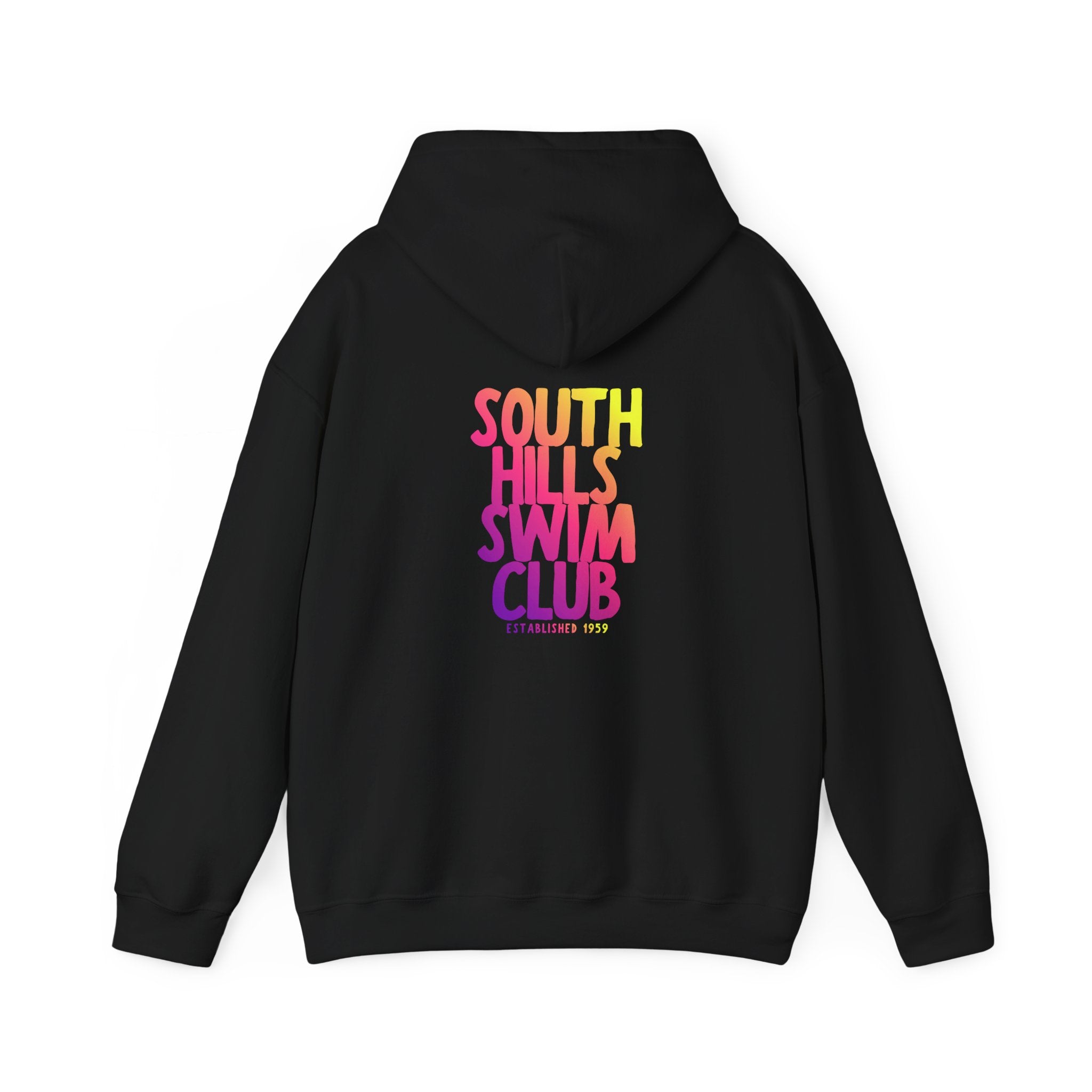 Adult Unisex South Hills Swim Club SHSC Ombre Graphic Hoodie