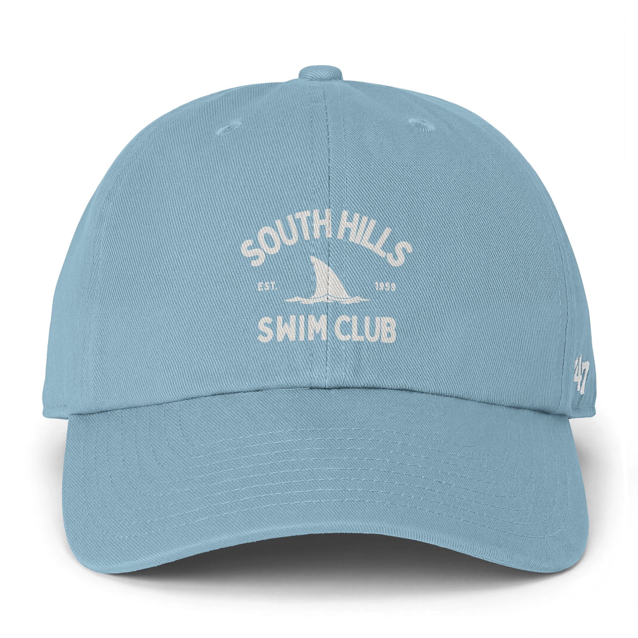 Adult Unisex South Hills Swim Club Home of the Sharks Graphic 47 Brand Clean Up Cap