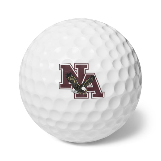 Classic Logo 6-Pack Golf Balls - New Albany Eagles