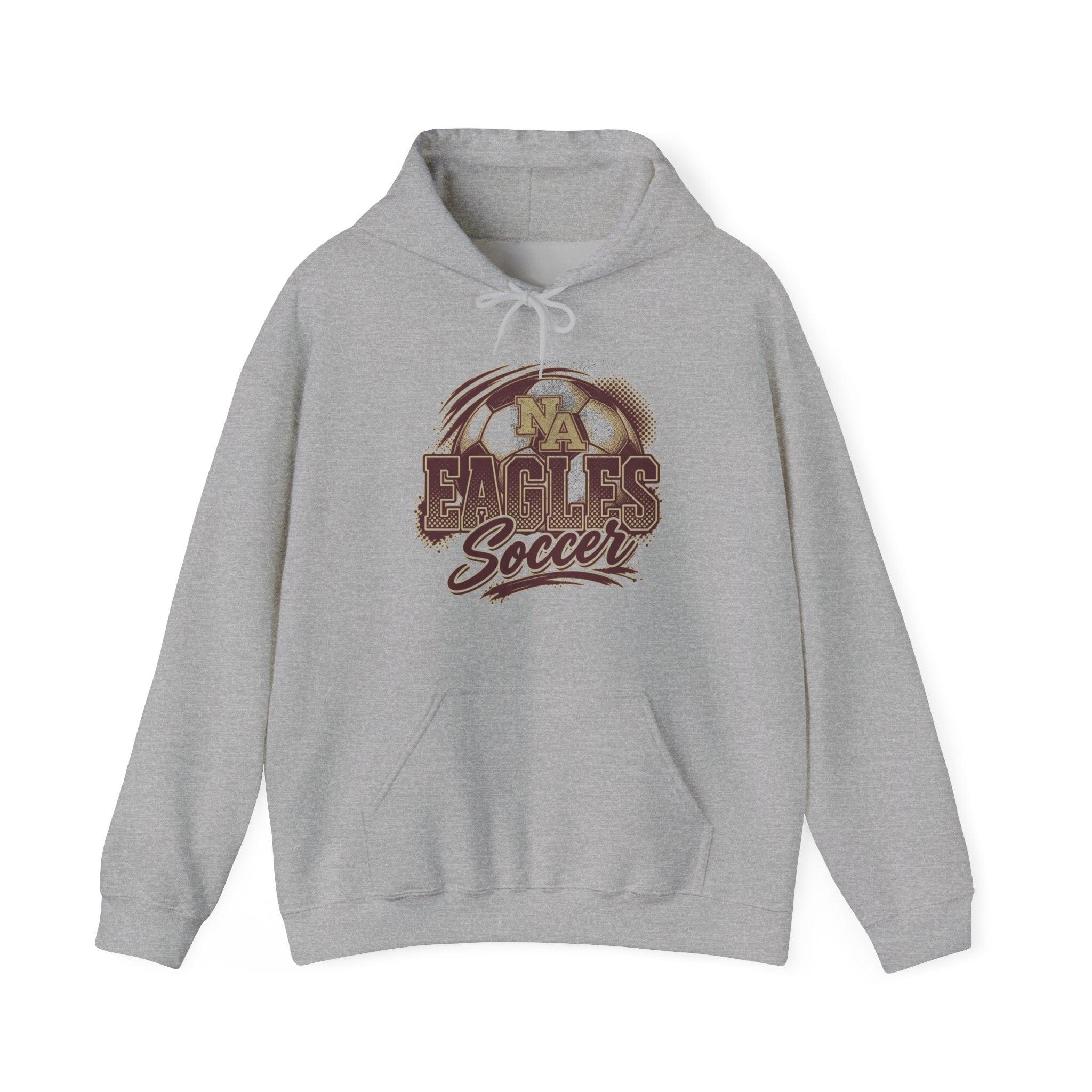 Adult Unisex New Albany Eagles Ombre Soccer Graphic Hoodie