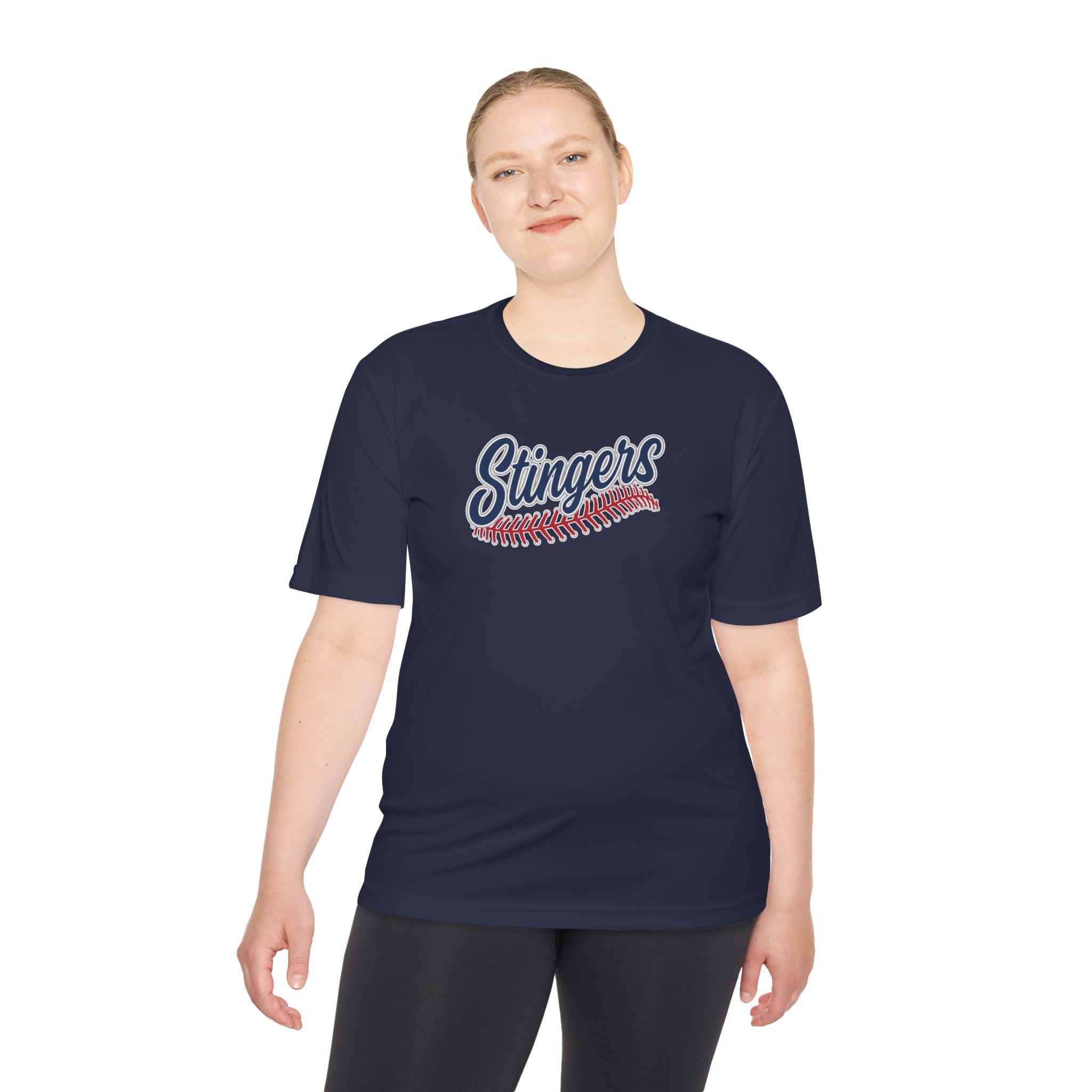 Adult Unisex Stingers Softball Stitches Graphic Sport-Tek Competitor Performance Tee