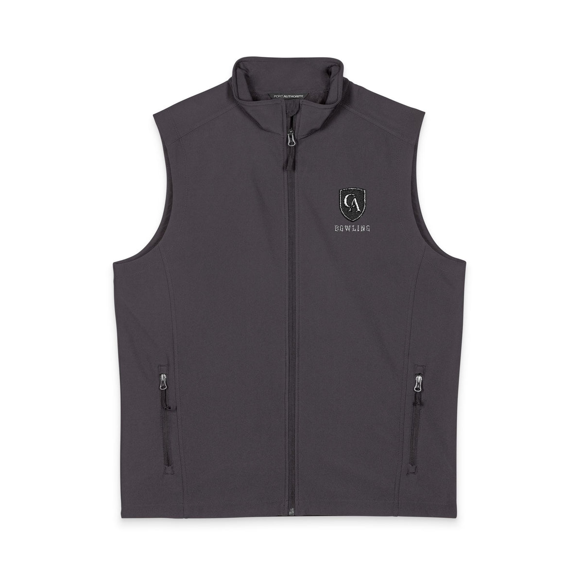 Adult Unisex Columbus Academy Bowling Embroidered Core Soft Shell Vest