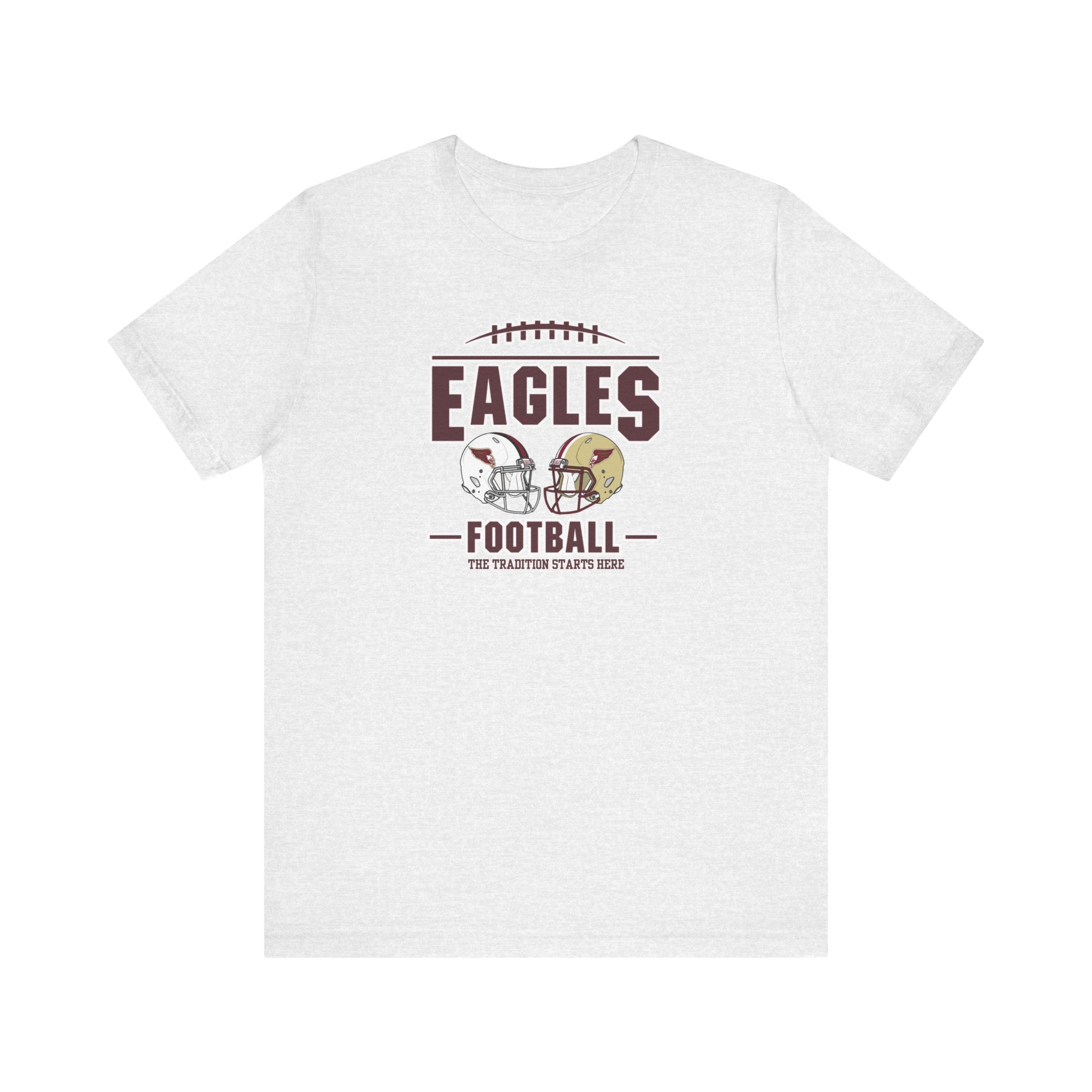 Adult Unisex Eagles Tradition Football Graphic Short Sleeve Soft Tee