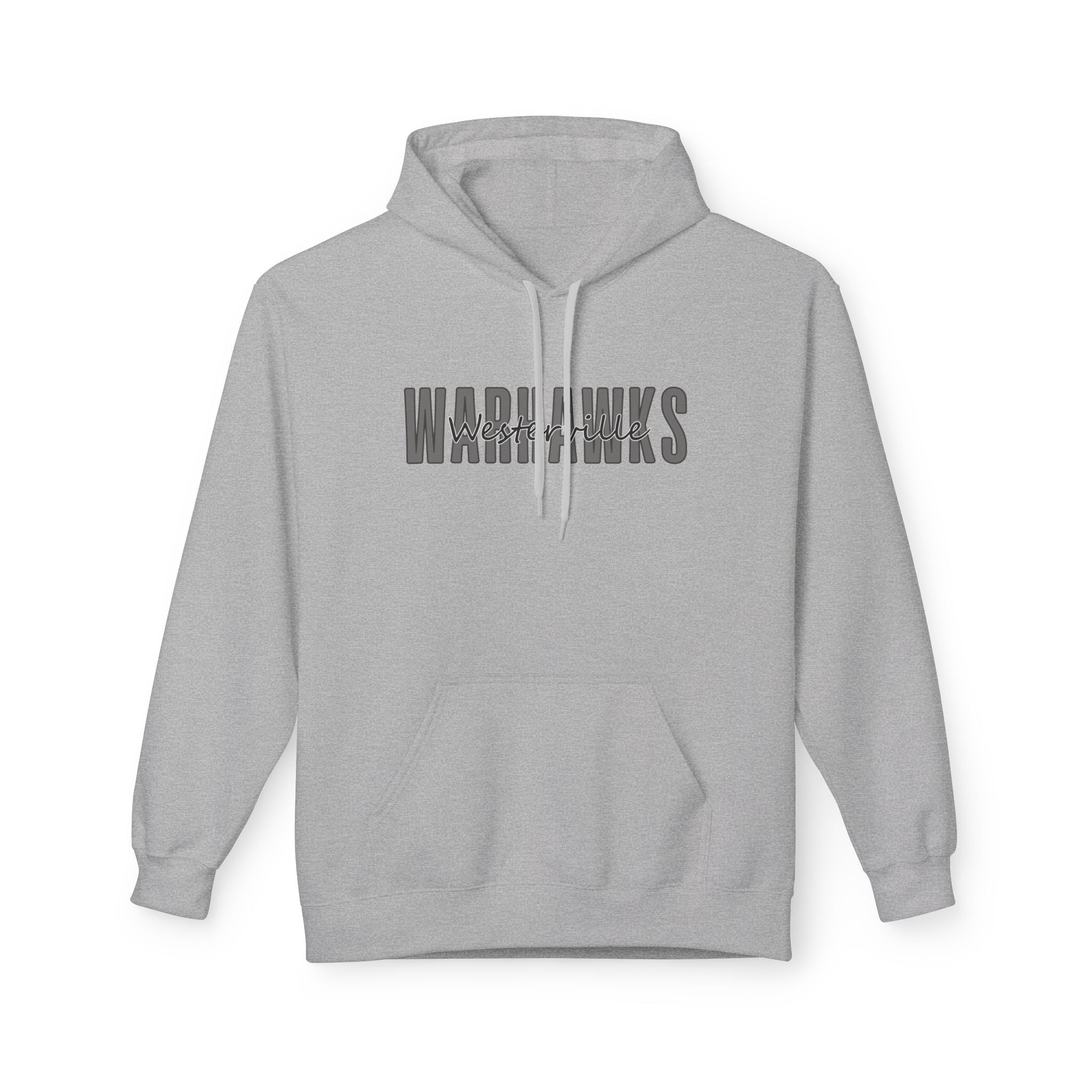 Adult Unisex Westerville Central Warhawks Spirit Script Graphic Soft Style Hoodie