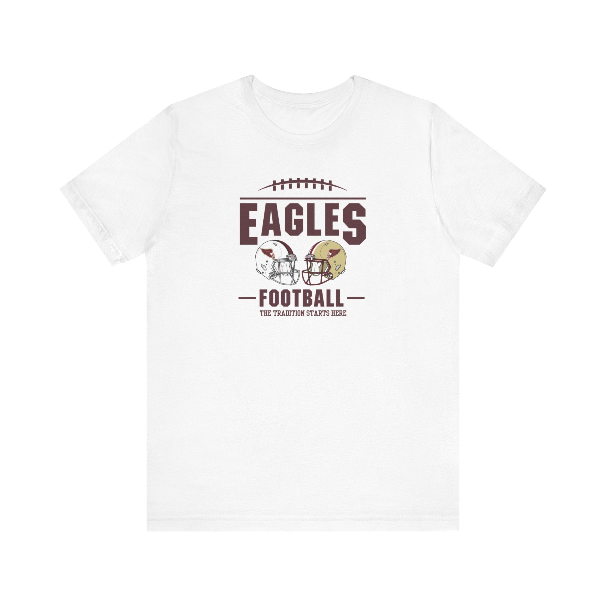 Adult Unisex Eagles Tradition Football Graphic Short Sleeve Soft Tee