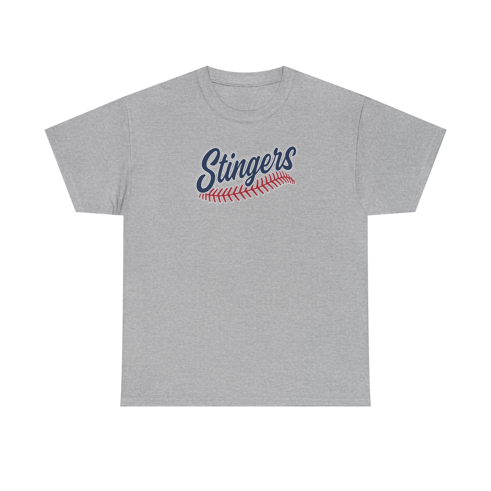 Adult Unisex Stingers Softball Stitches Graphic Short Sleeve Gildan Heavy Tee