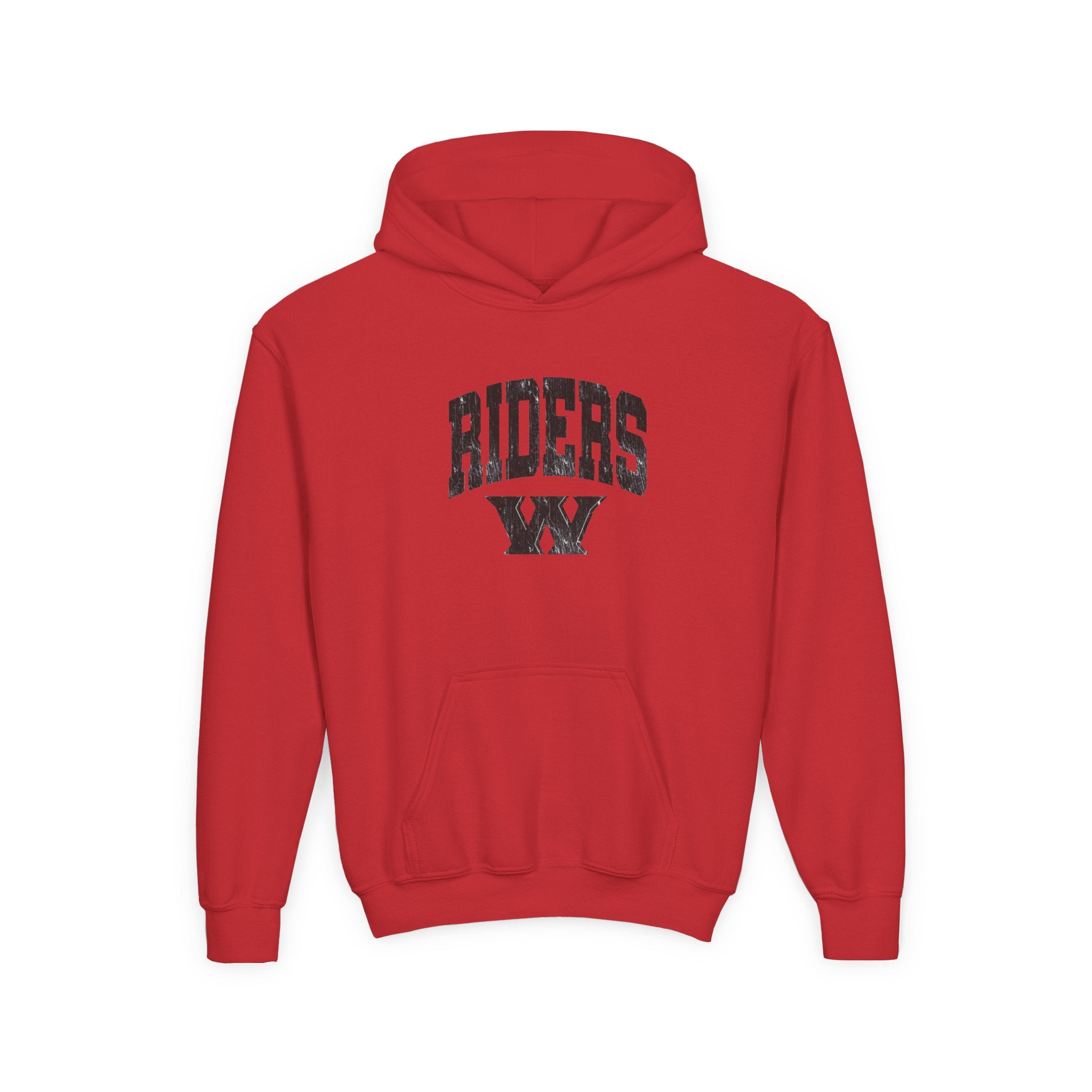Youth Riders Arch Vintage Distressed W Graphic Hoodie