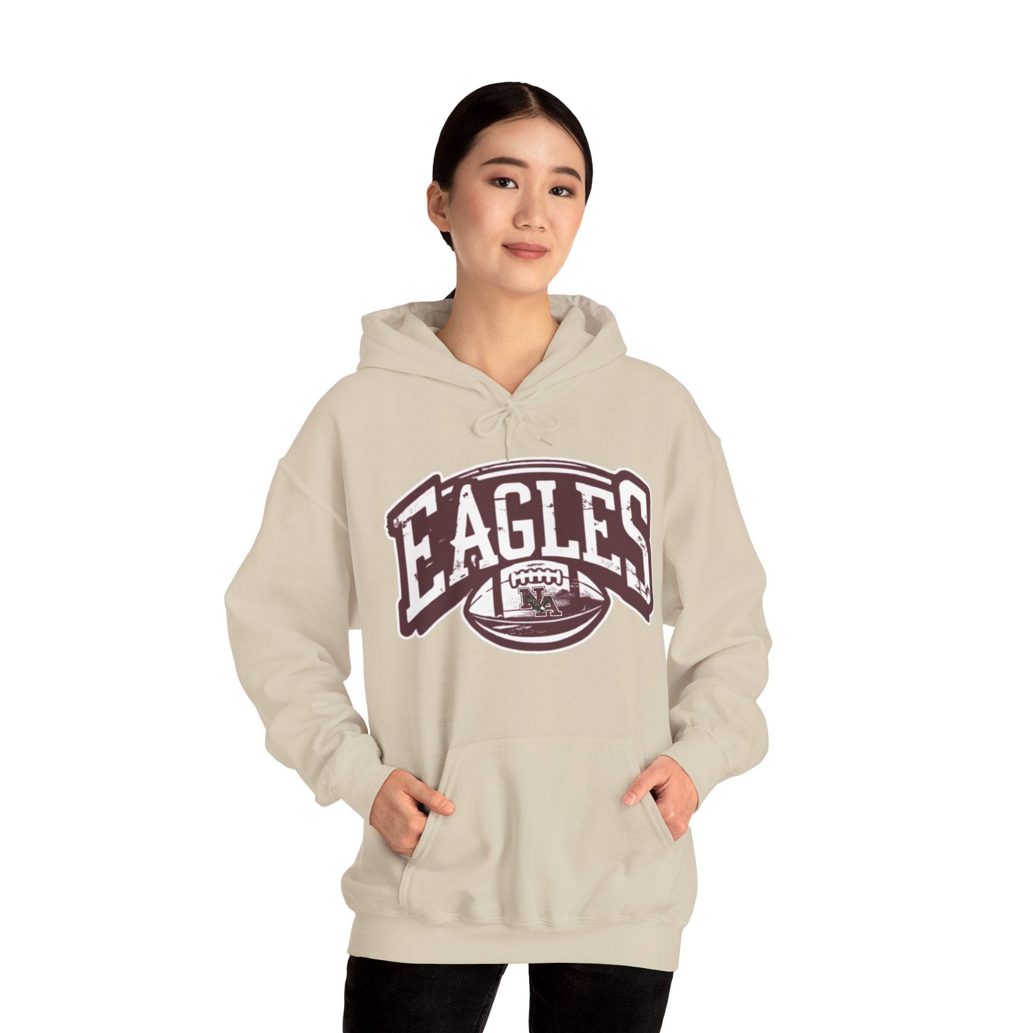 Adult Unisex New Albany Eagles Football Motion Graphic Hoodie
