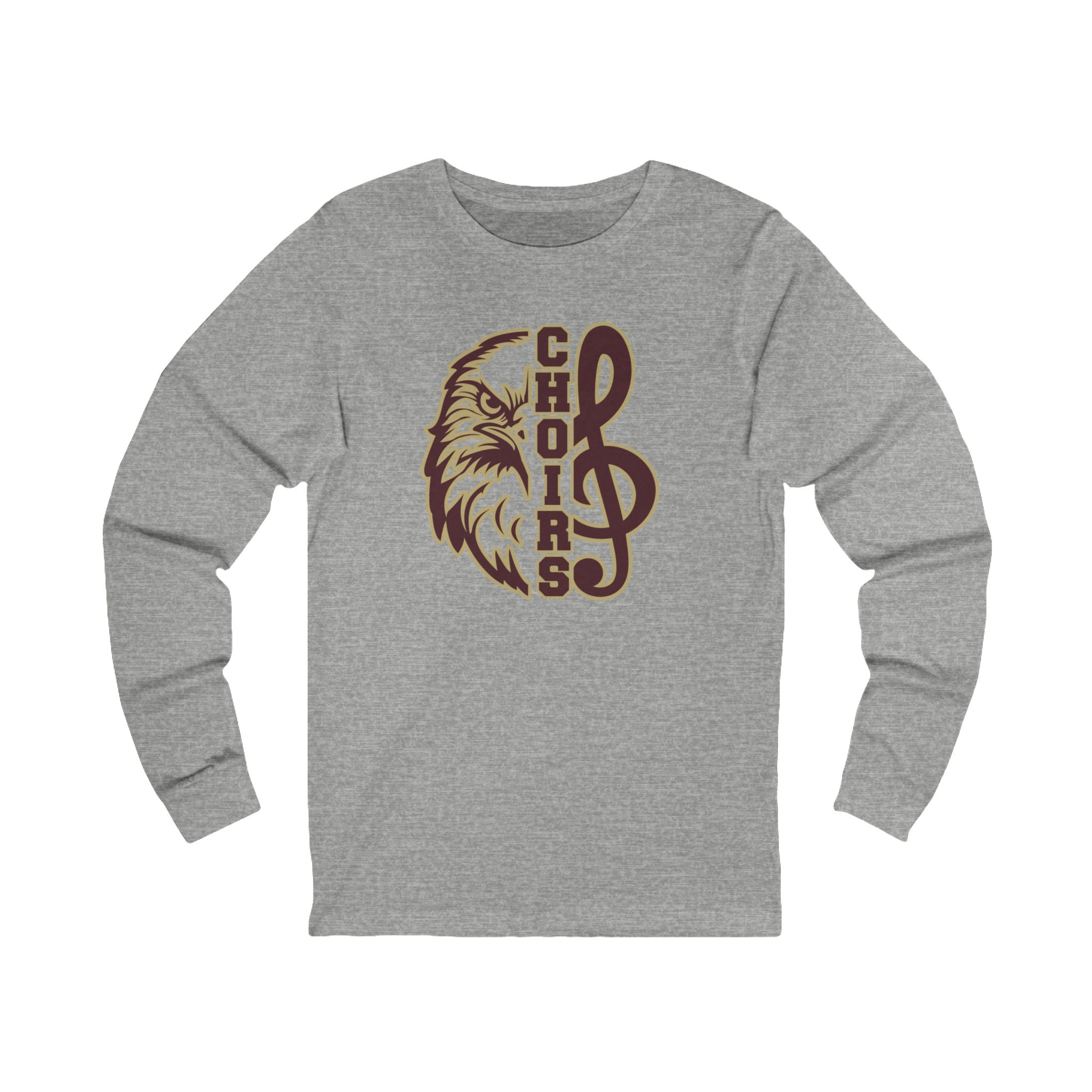 Adult Unisex Epic Eagle Choirs Graphic Long Sleeve Soft Tee