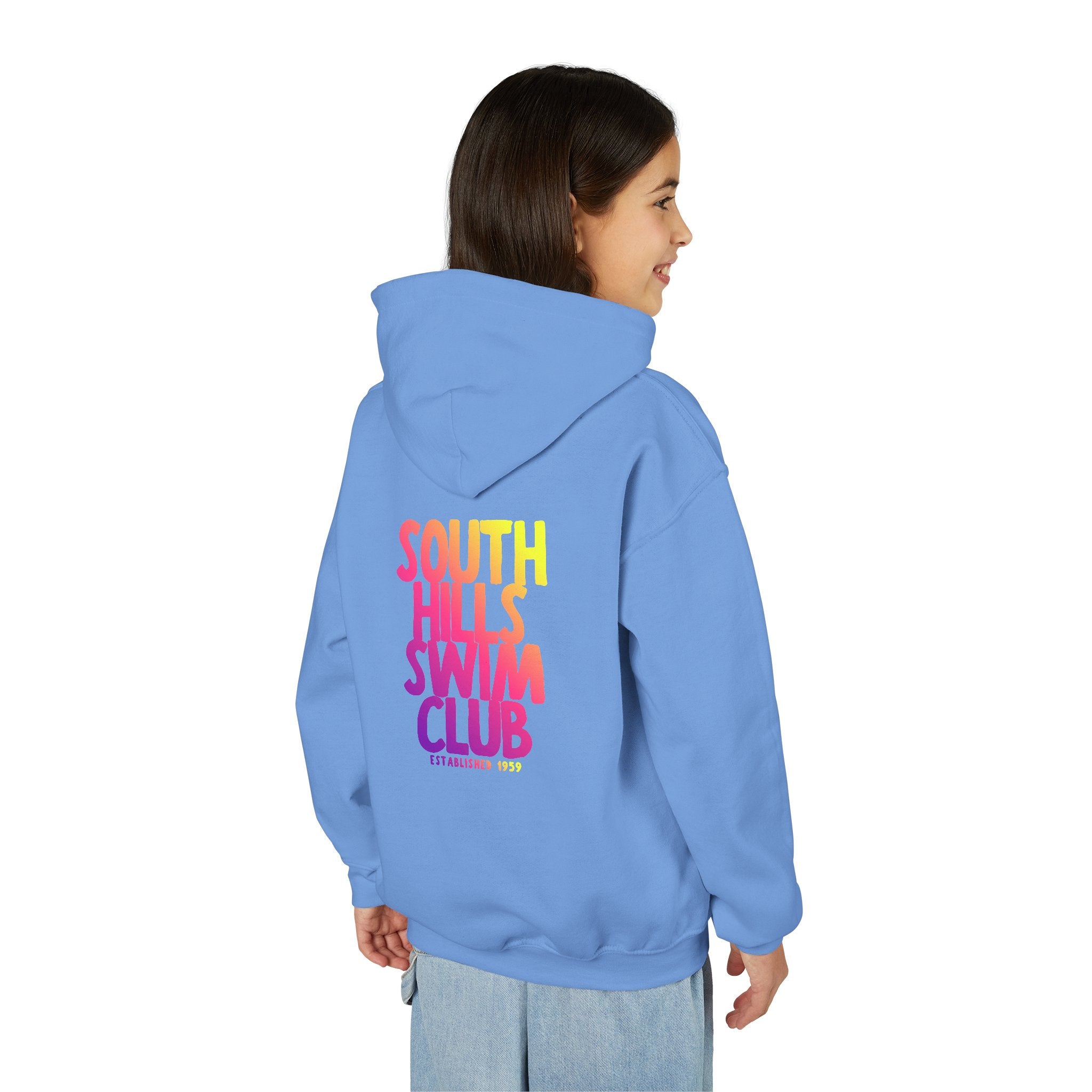 Youth South Hills Swim Club SHSC Ombre Graphic Hoodie
