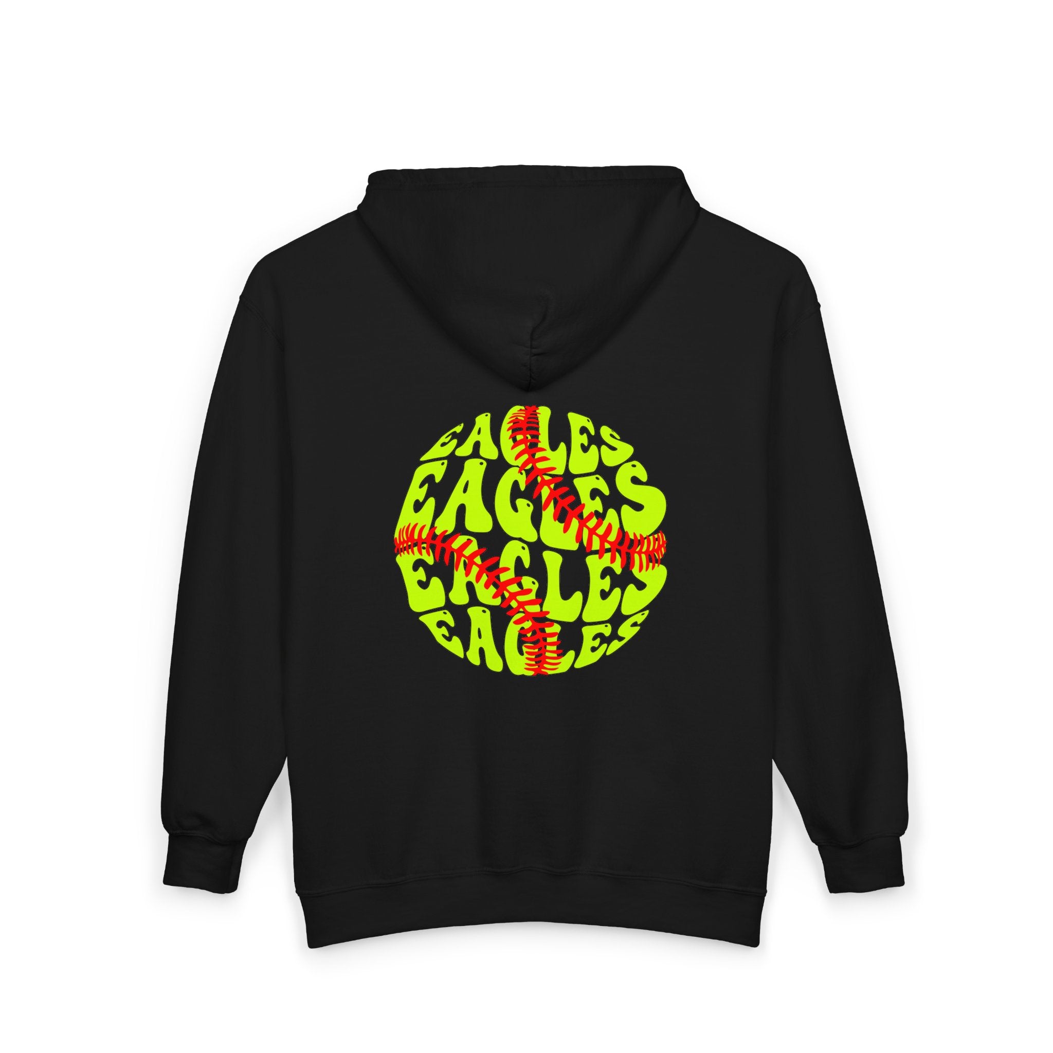 Adult Unisex New Albany Eagles Curveball Graphic Full-Zip Sweatshirt