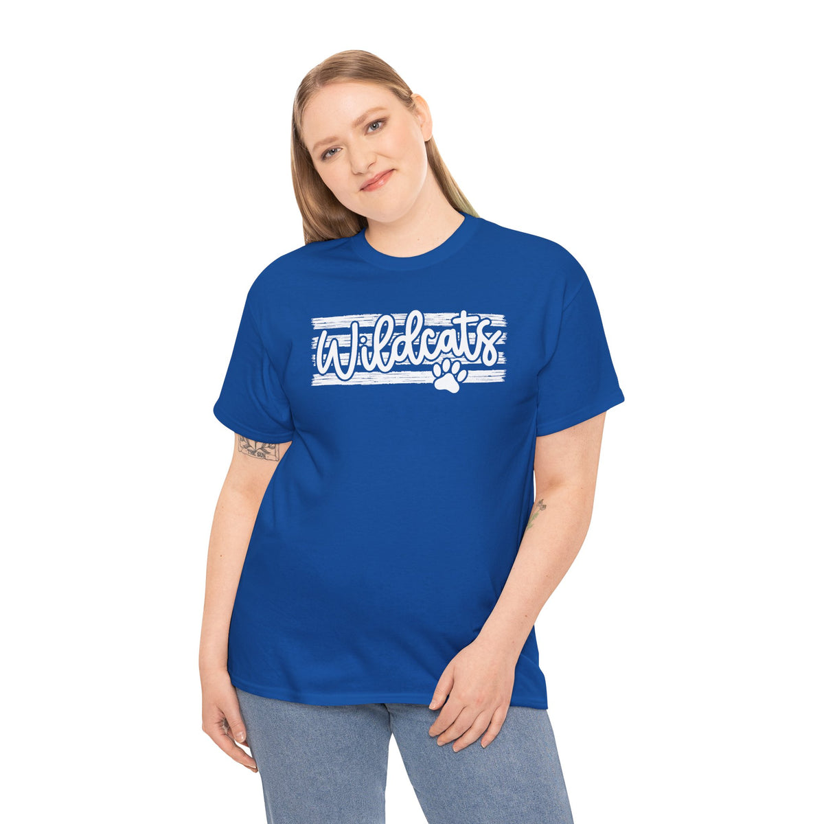 Adult Unisex Overbrook Elementary Wildcats Spirit Graphic Gildan Classic Tee